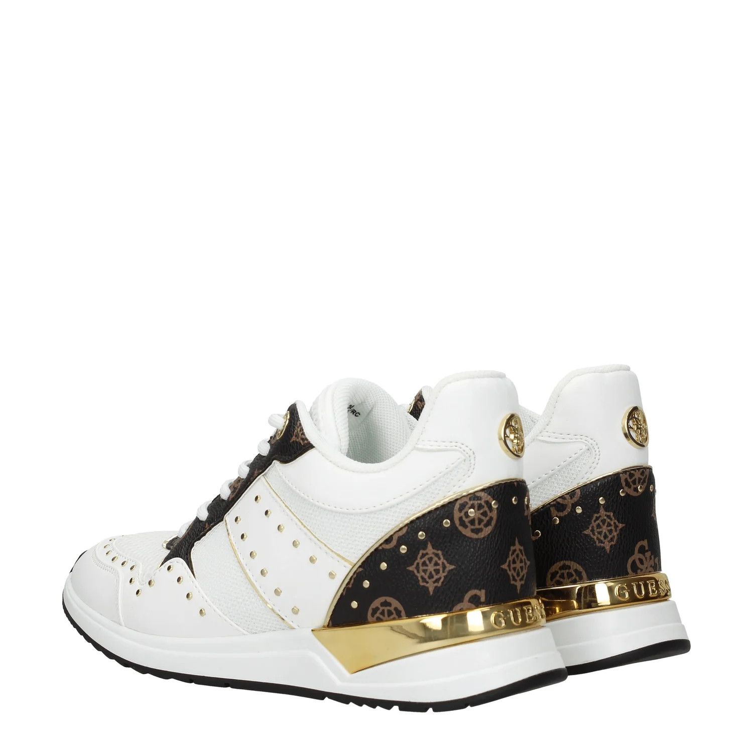 Guess ob1o1e1124 Polyurethane Sneakers in White/ Brown Size US 9 / IT 39 - 4 Thumbnail