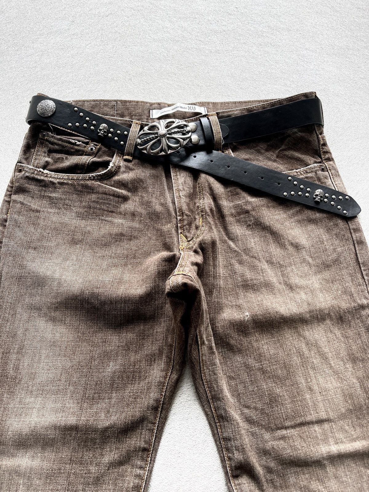 Kapital 2000s Edwin XV Brown Flared Jeans If Six Was Nine Size US 34 / EU 50 - 2 Thumbnail