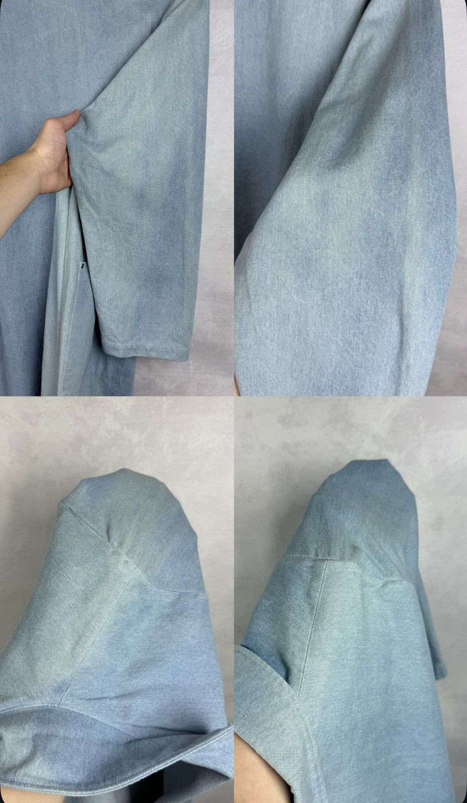 Bless BLESS Service N°51 Denim Summer Work Coat Size L Size US L / EU 52-54 / 3 - 19 Thumbnail