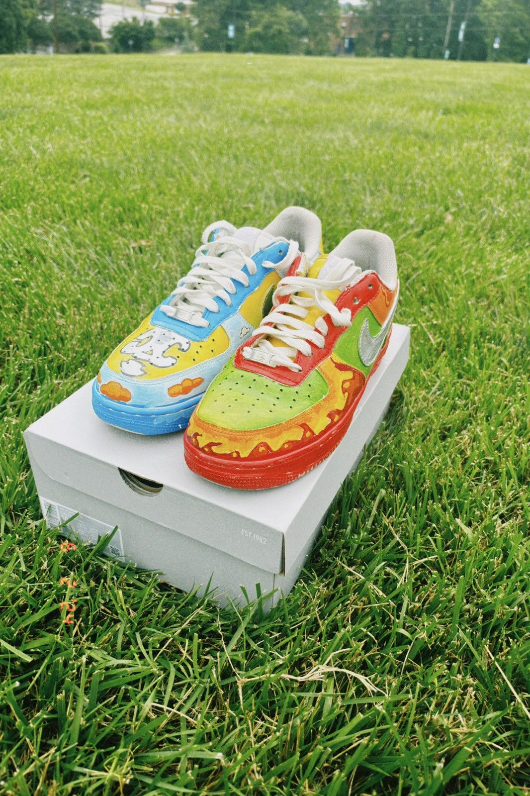 Nike Custom Painted Nike AF1 Size US 10 / EU 43 - 8 Thumbnail