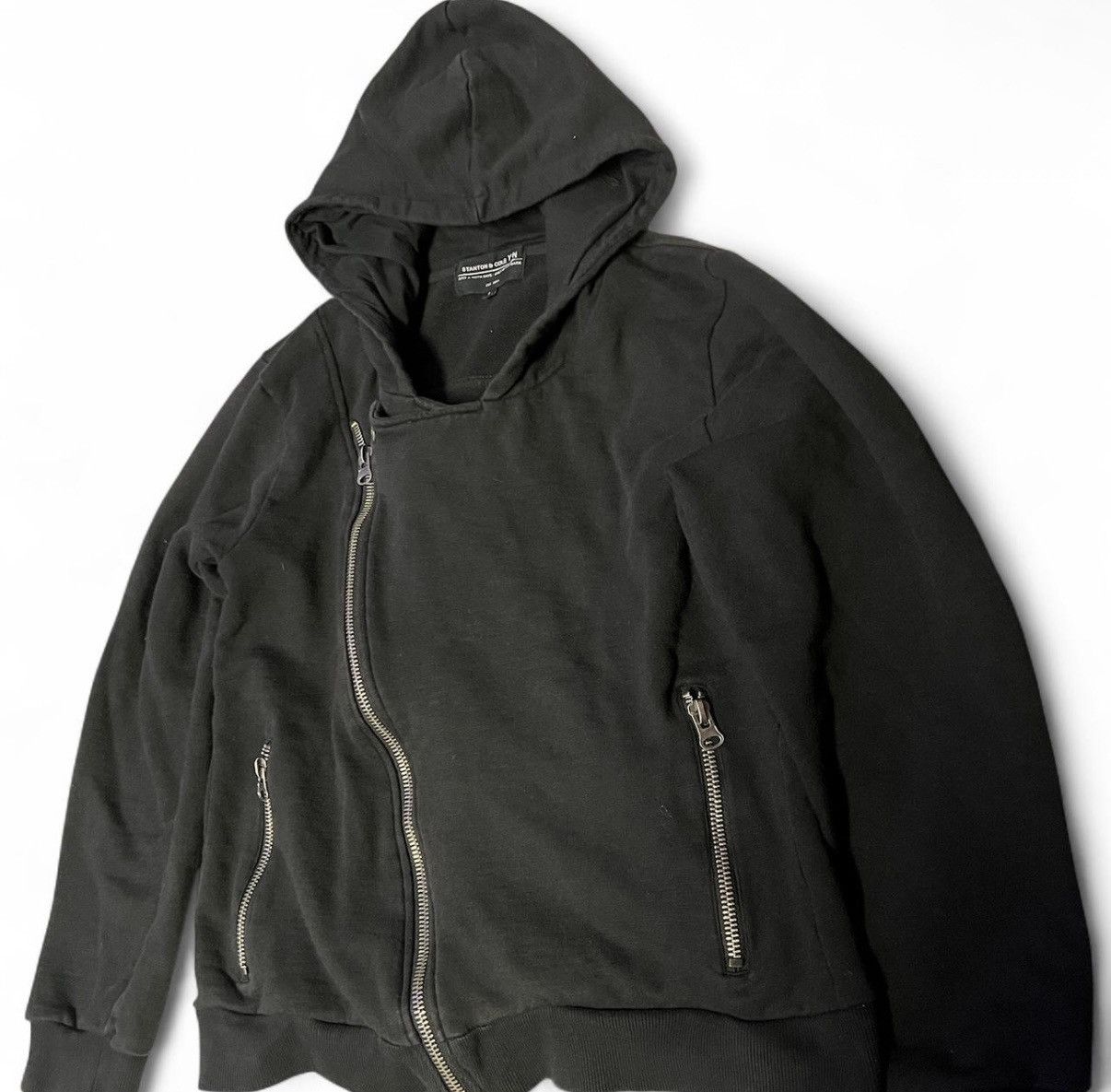 Other assymetrical black zip-up hoodie Size US M / EU 48-50 / 2 - 4 Thumbnail