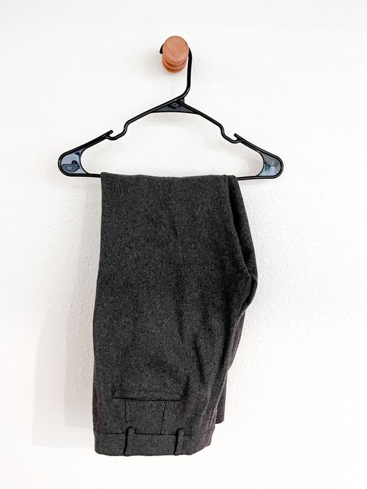 TAYLOR STITCH Size 40 Black Grey Stripe Slubby Two Pockets Short Sleeve Shirt