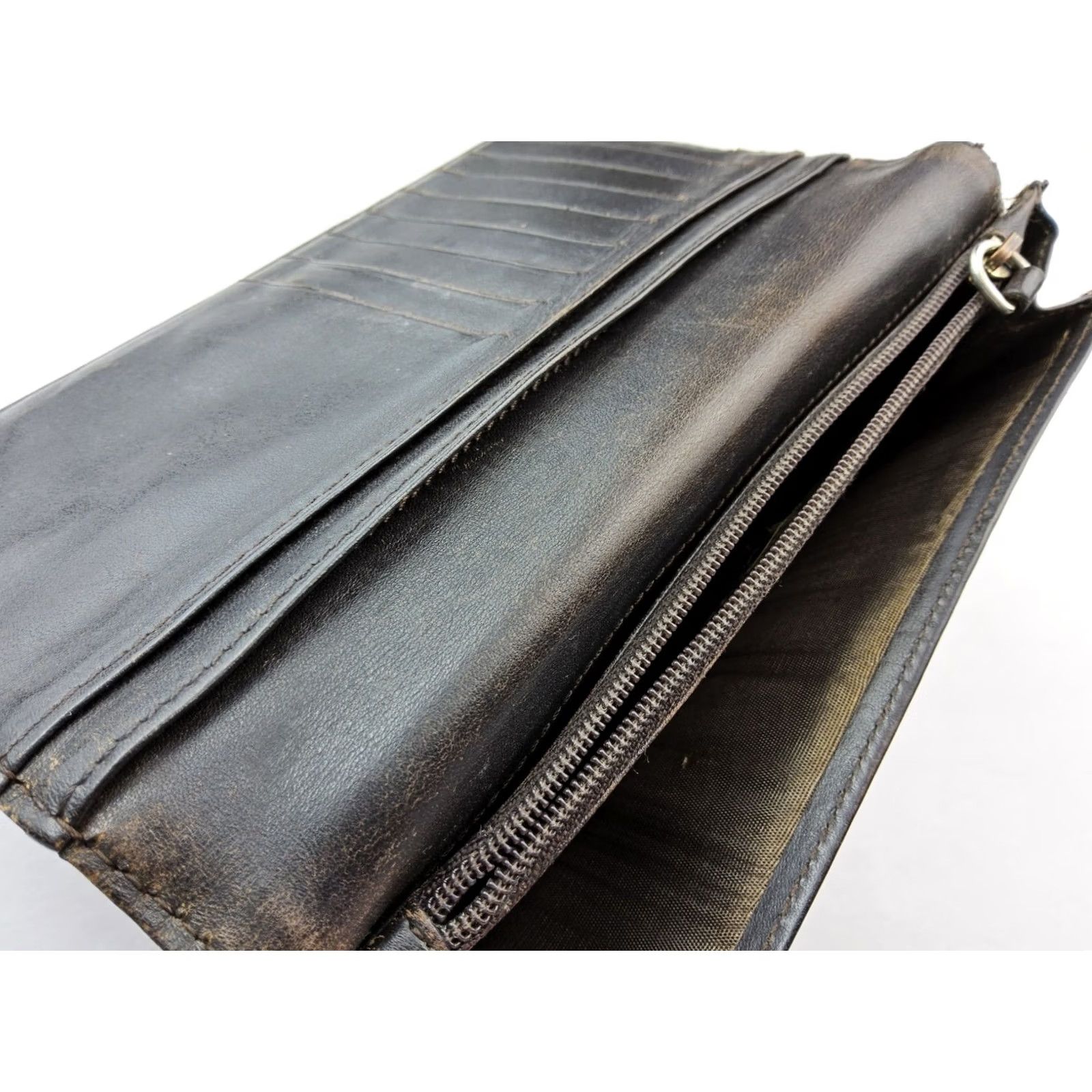 Celine CELINE Wallet Snap Full Size Logo Macadam Pattern Women Brown Size ONE SIZE - 7 Thumbnail