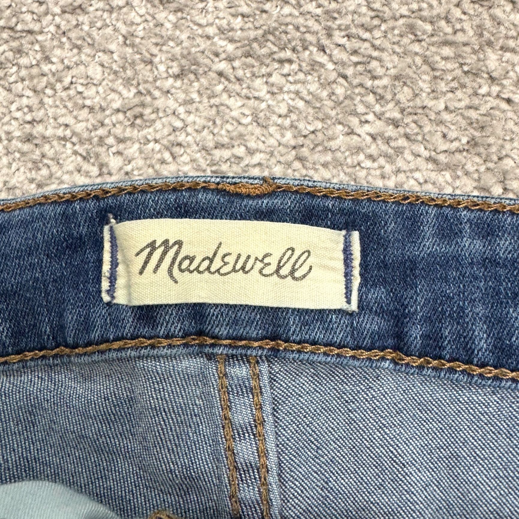 Madewell Madewell Jeans Womens 36 Blue Medium Wash Stretch 9" Mid Rise Skinny Denim Classic Slim Fit City Streetwear Women Size 25" / US 0 / IT 36 - 7 Thumbnail