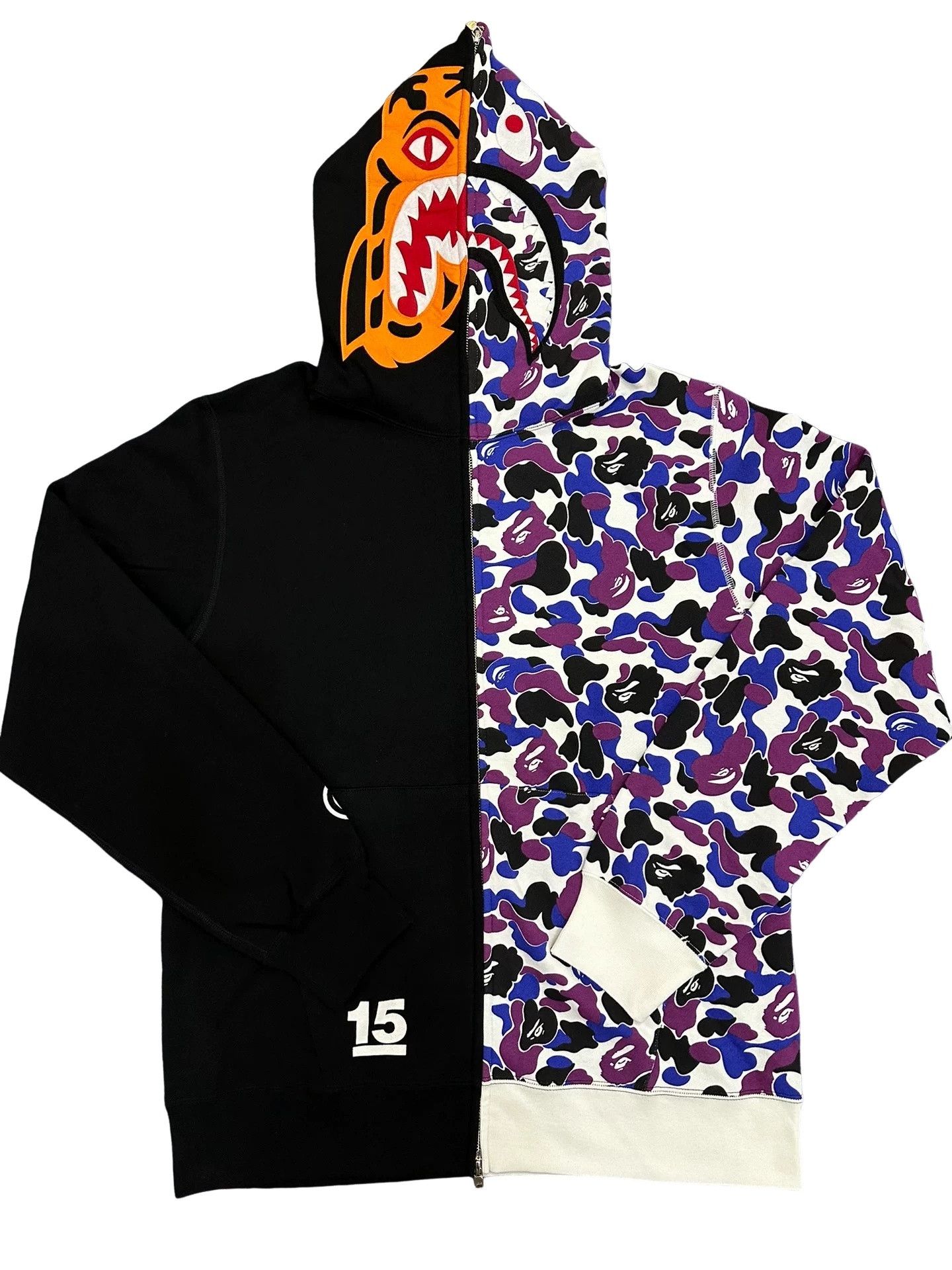 Bape Bape Multi Camo Shark Hoodie Size XXL Size US XXL / EU 58 / 5 - 1 Thumbnail