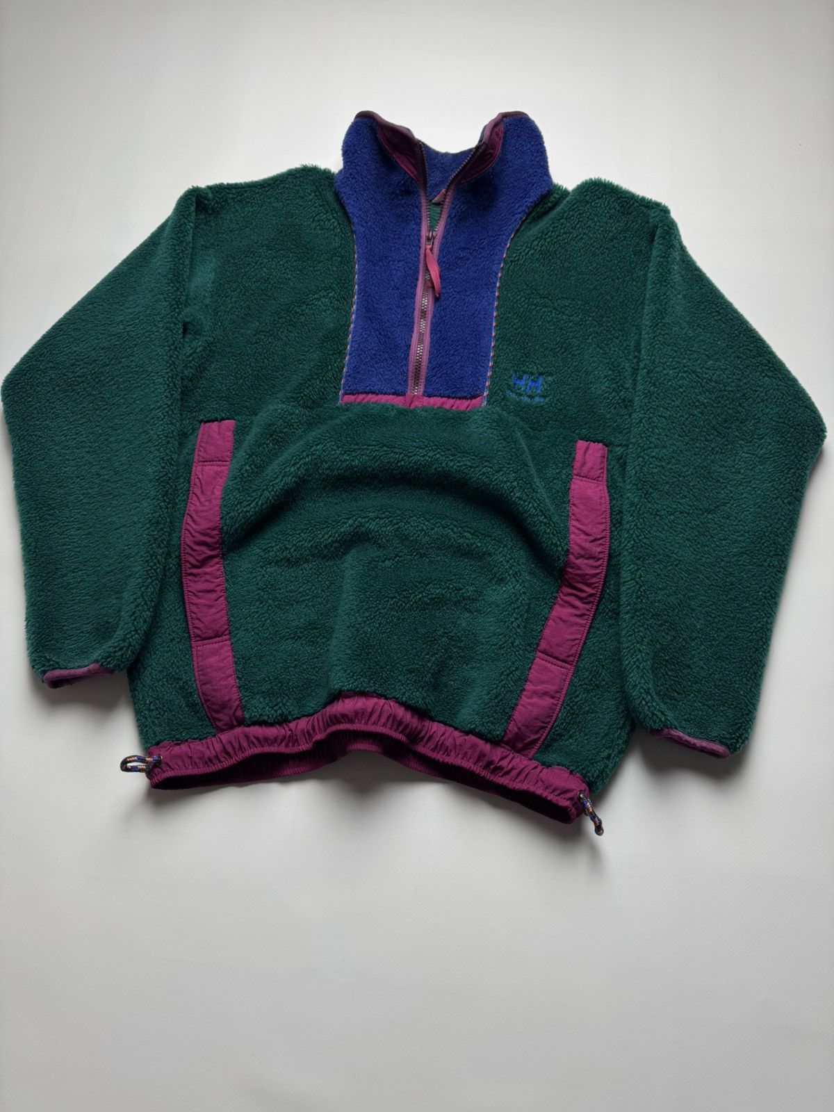 Helly Hansen Vintage Helly Hansen Deep Pile Fleece Quarter-Zip Pullover Size US L / EU 52-54 / 3 - 7 Thumbnail
