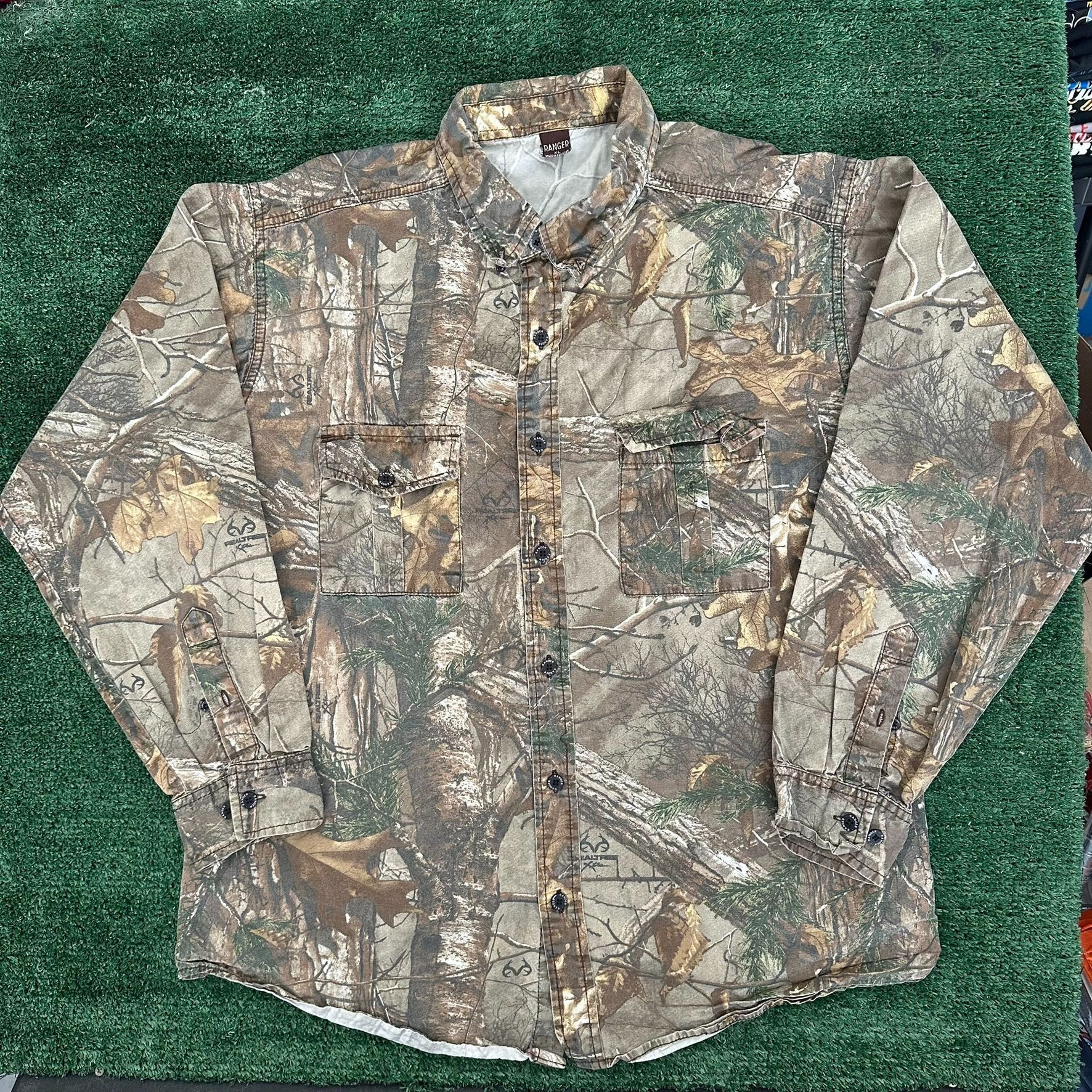 Realtree Vintage 90s Ranger Realtree Camo Shirt Long Sleeve Hunting O Size US XL / EU 56 / 4 - 1 Thumbnail