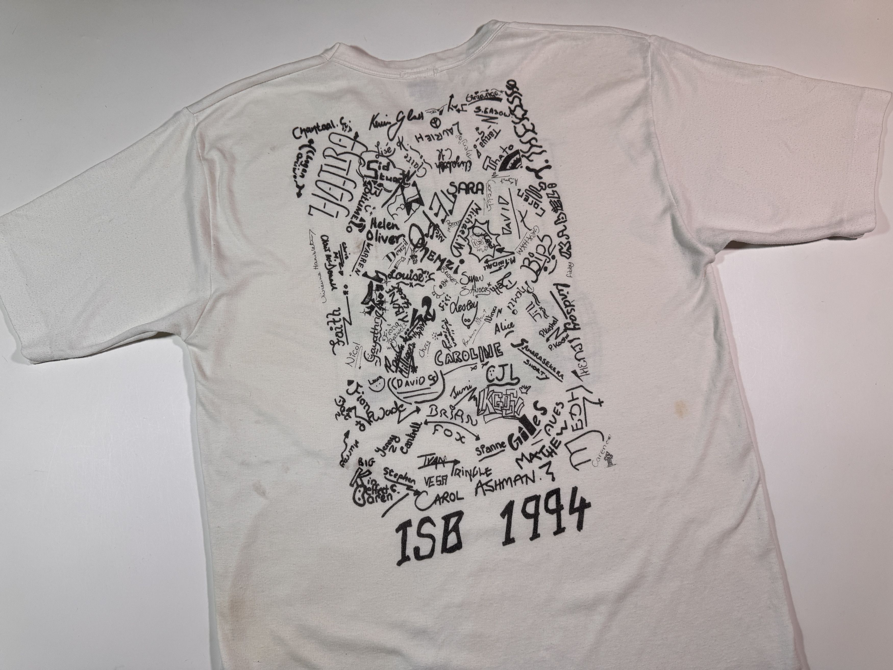 Vintage Vintage 1994 Tom Sawyer Distressed T-shirt Size US XL / EU 56 / 4 - 4 Thumbnail