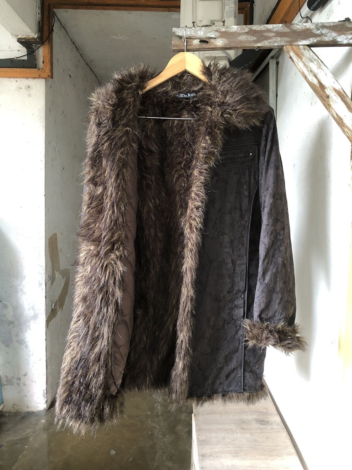 If Six Was Nine Rare❗️In The Attic Bondage Fur Punk Jacket Size US L / EU 52-54 / 3 - 15 Thumbnail