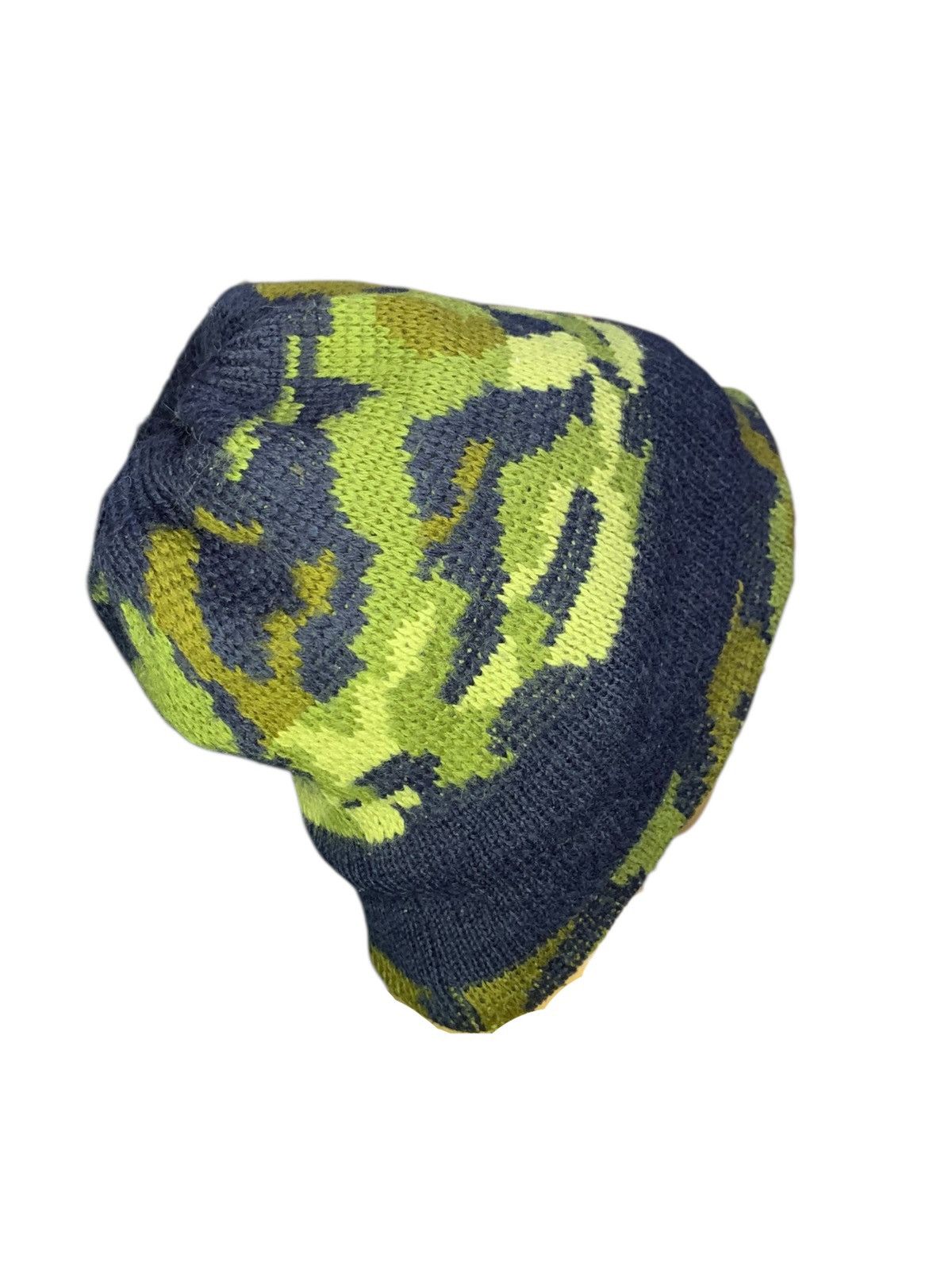 Japanese Brand × Kapital × Vintage Crochet Knitting Big Beanie Hat Army Japan Style Size ONE SIZE - 5 Thumbnail