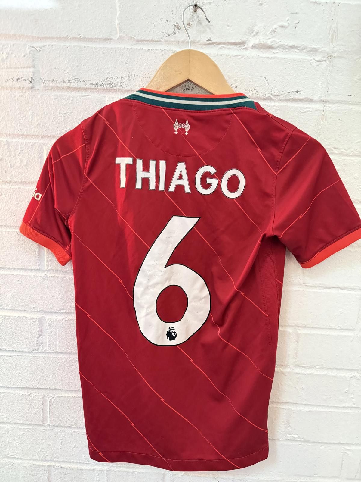 Nike Liverpool FC Thiago #6 Soccer Jersey 2023 Season Size ONE SIZE - 2 Thumbnail