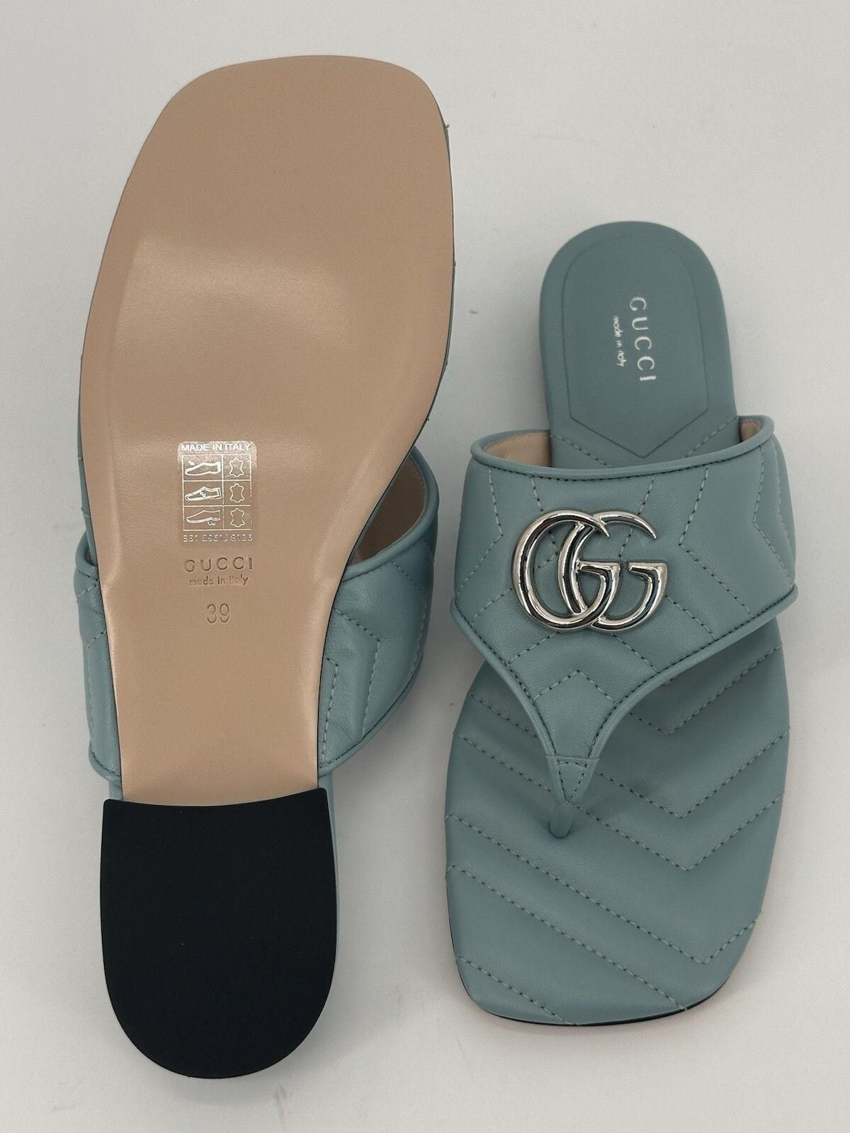 Gucci New Gucci Marmont Sandals Size-IT-39 / US-9 Size US 9 / IT 39 - 8 Thumbnail