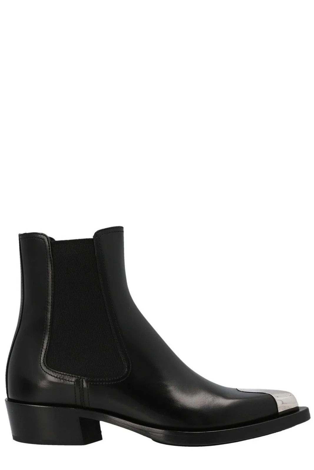 Alexander McQueen o1y0225 Ankle Boots in Black Size US 7.5 / IT 37.5 - 1 Thumbnail