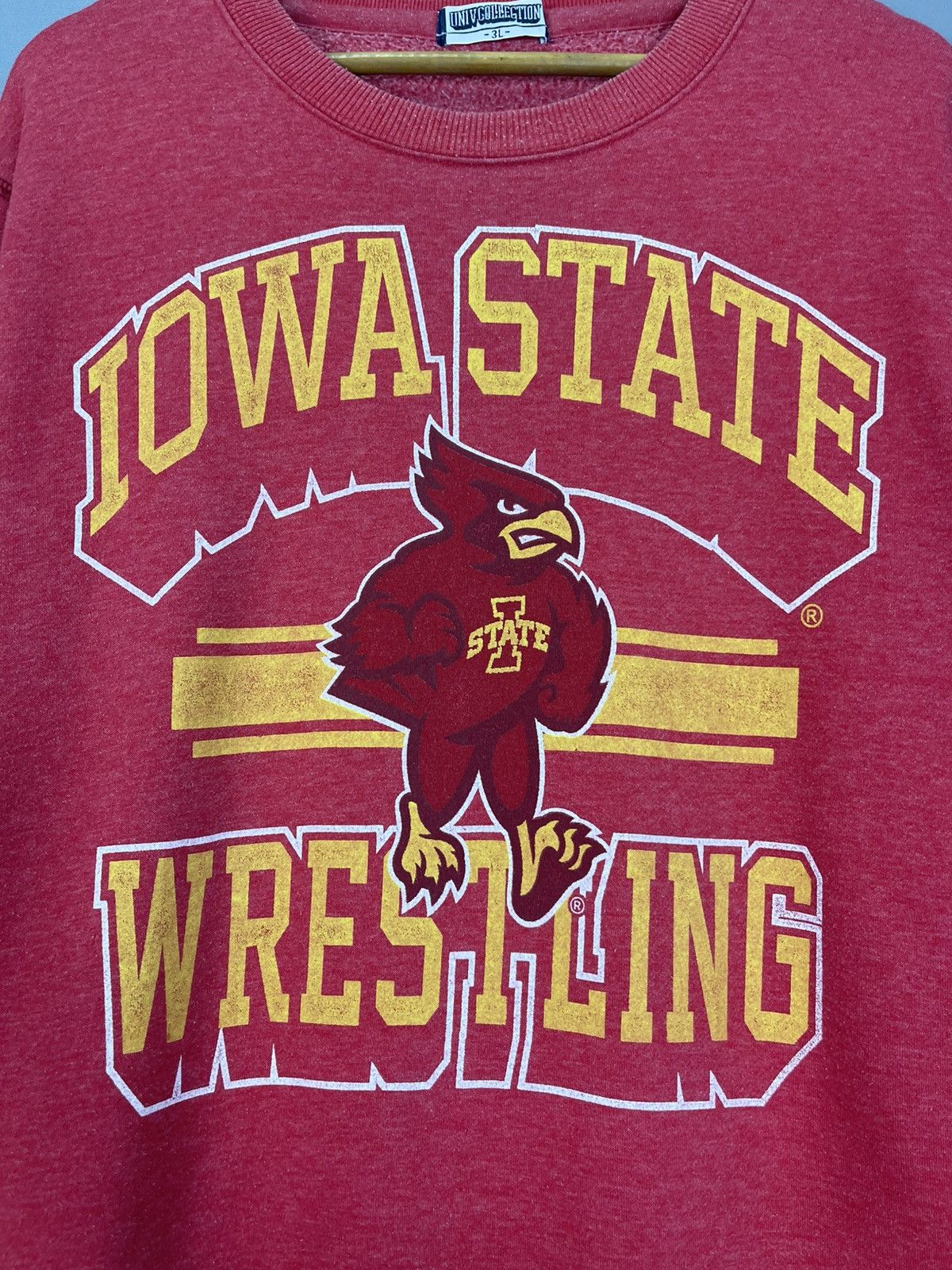 Vintage Uiho University Wrestling Sweatshirt Size US XXL / EU 58 / 5 - 7 Thumbnail