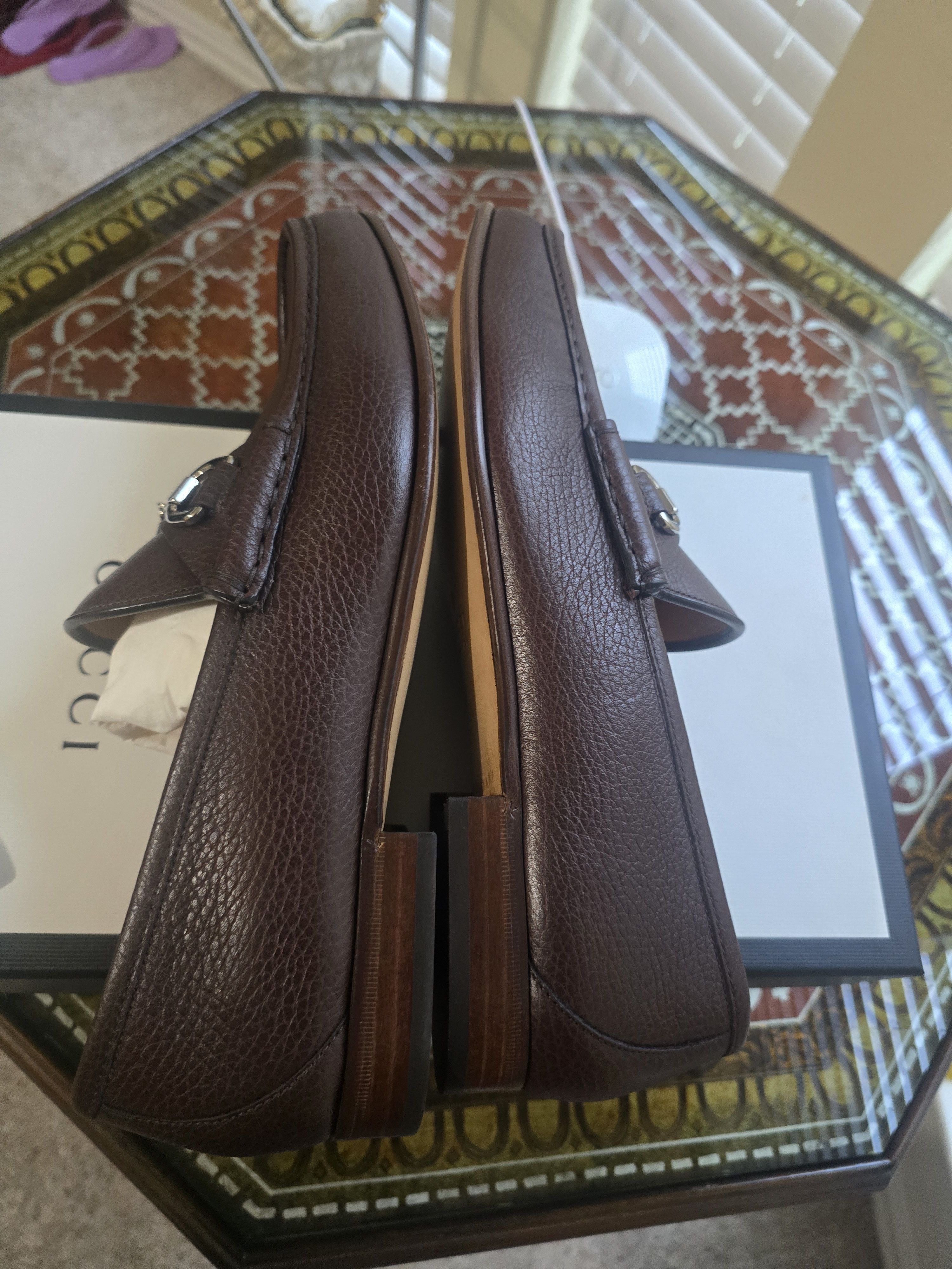 Gucci Gucci Brown Leather Horsebit Loafer Gucci Size 9.5/US10 NWT Size US 10 / EU 43 - 5 Thumbnail
