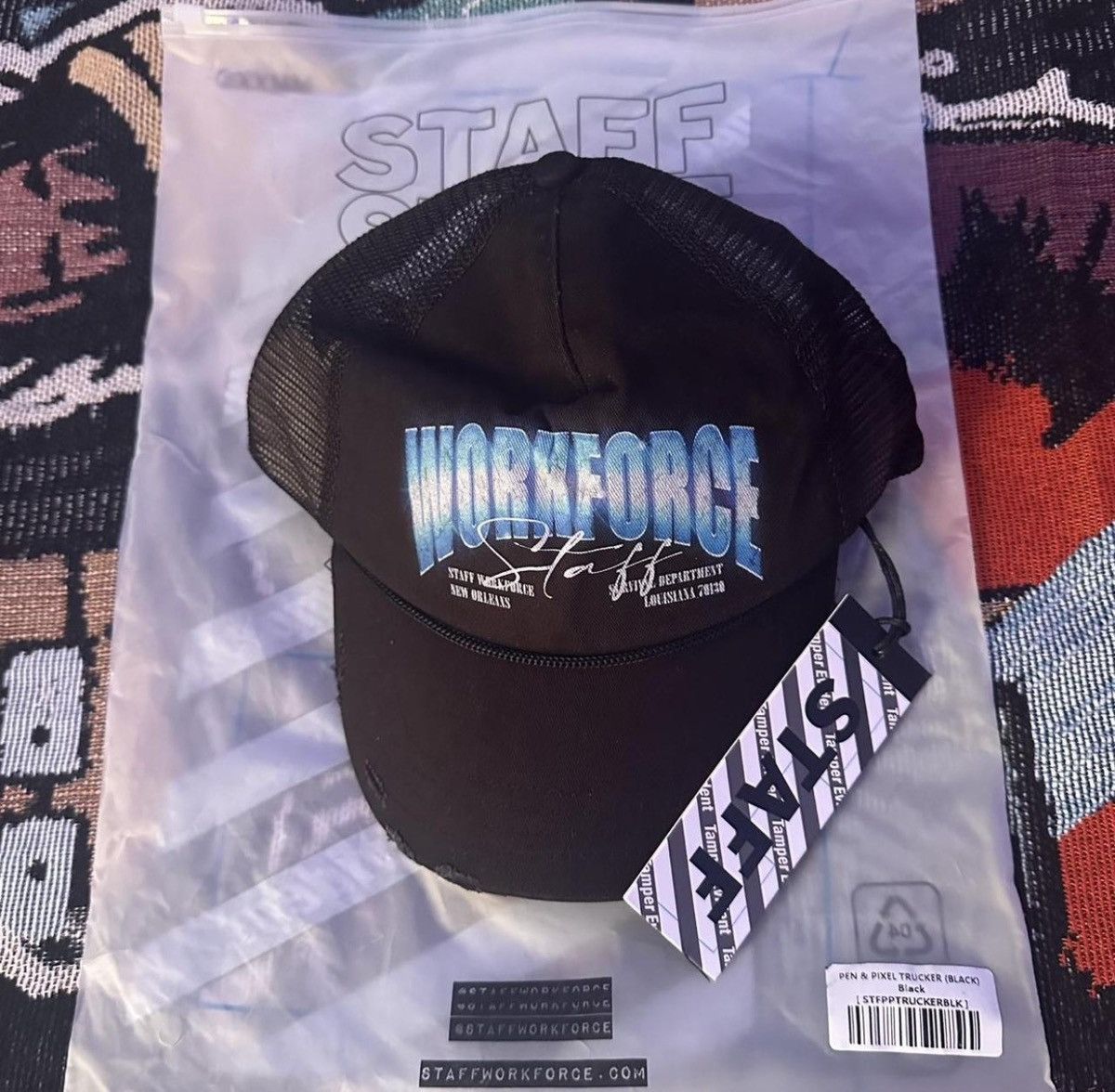 G59 Records × STAFF WORKFORCE Pen and Pixel Hat Size ONE SIZE - 1 Preview