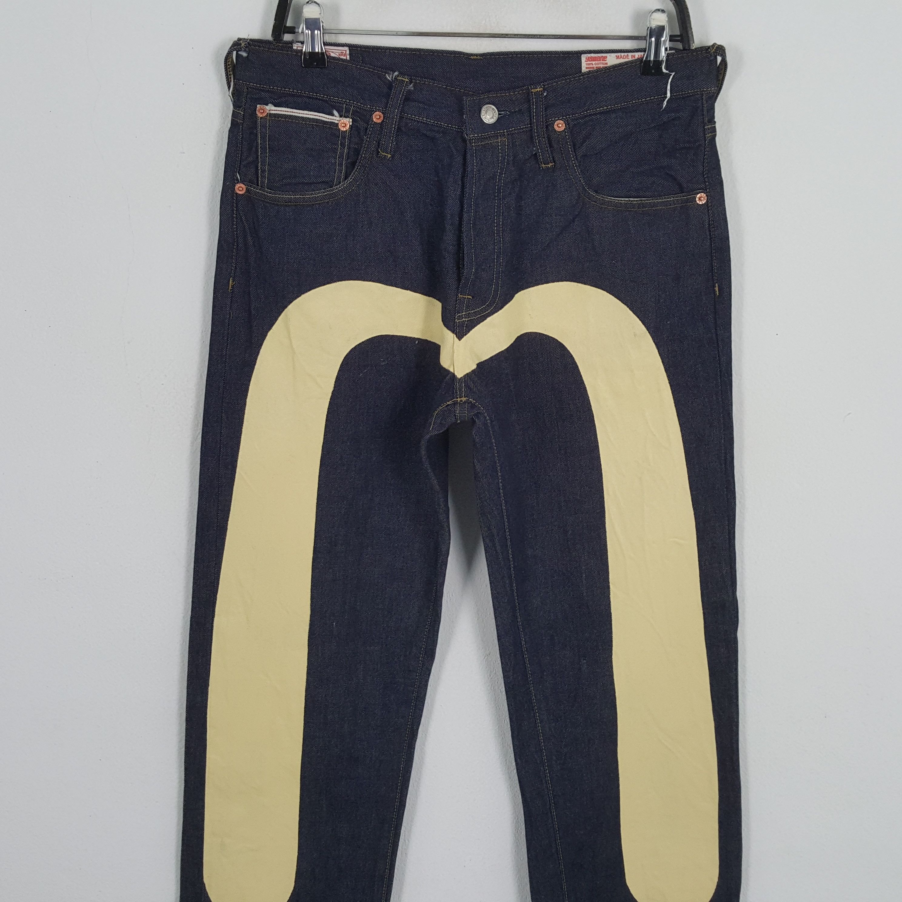 Japanese Brand × Vintage EVISU Japanese Brand Streetwear Custom Daicock Jeans Size US 32 / EU 48 - 2 Thumbnail