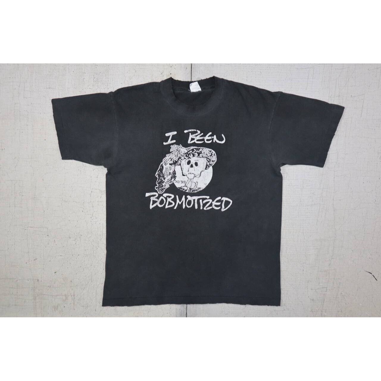 Fruit Of The Loom Vintage 90s Ded Bob I Been Bobmotized T Shirt Made in USA L Size US L / EU 52-54 / 3 - 2 Thumbnail