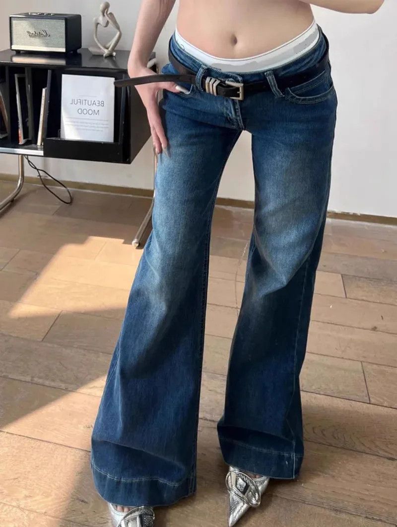 Japanese Brand Low-Waisted Jeans Size 32" / US 10 / IT 46 - 2 Thumbnail