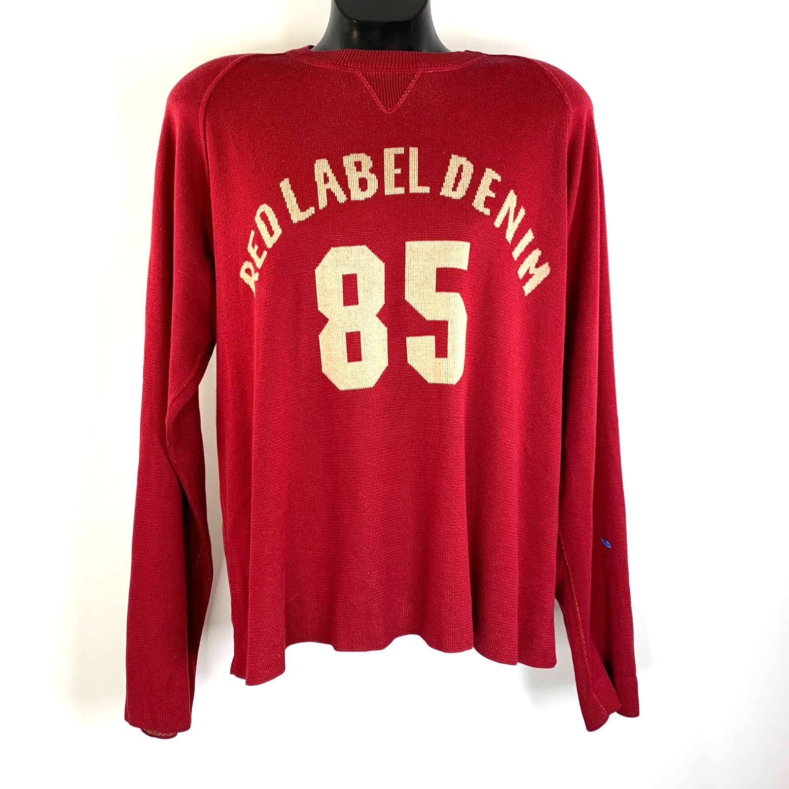 Tommy Hilfiger Red Label Hilfiger Pullover Cotton Long Sleeve Crew Size US L / EU 52-54 / 3 - 1 Thumbnail