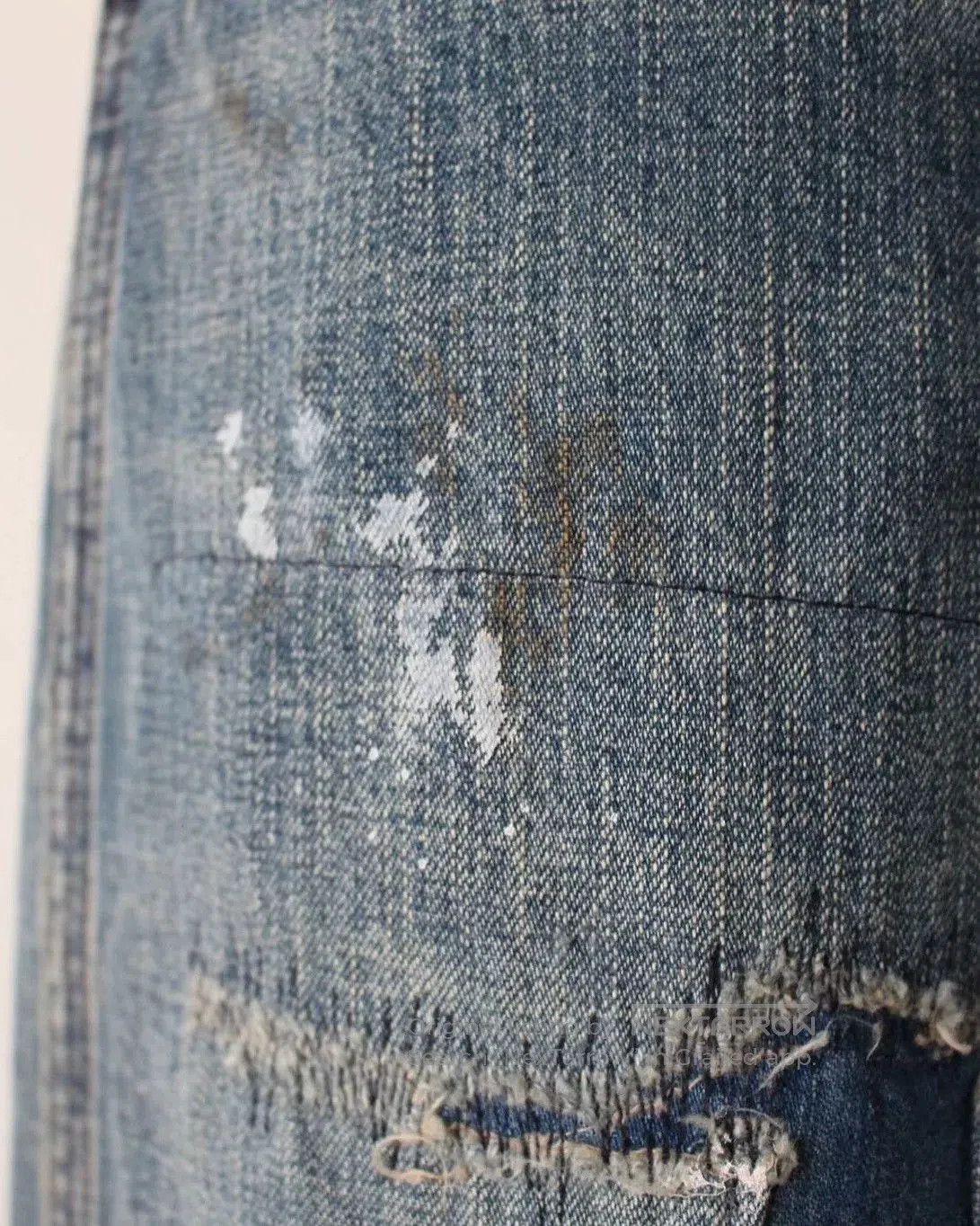 DIGAWEL distressed denim pants for fall and winter. Size US 30 / EU 46 - 2 Thumbnail