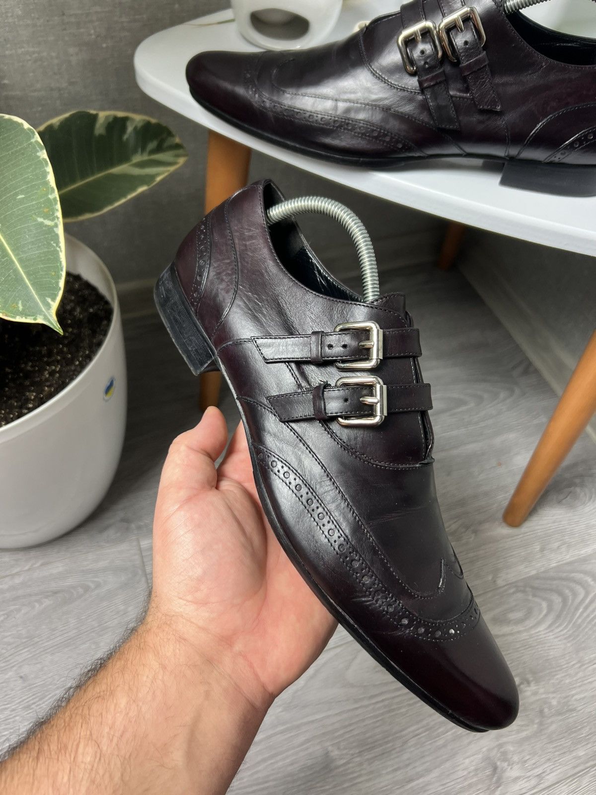 Dolce & Gabbana Dolce & Gabbana Double Monk Leather Shoes Size 44 D&G Size US 11 / EU 44 - 12 Thumbnail