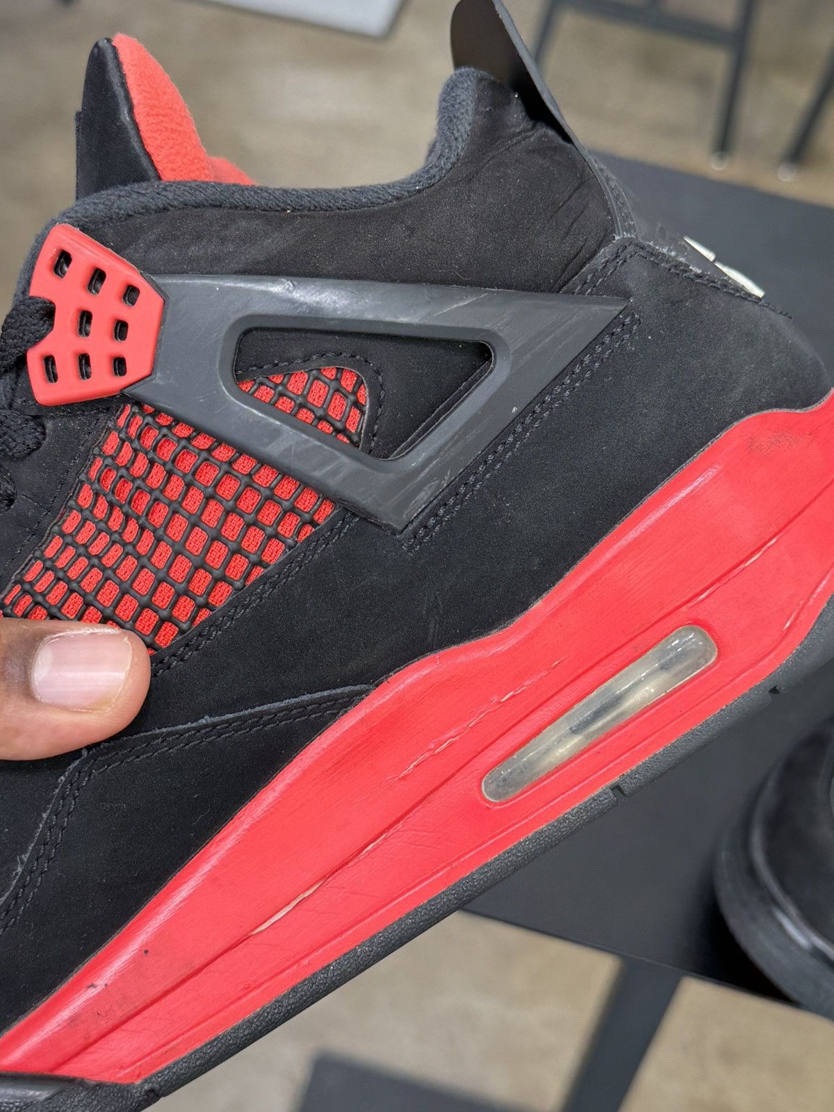 Jordan Brand Jordan 4 Red Thunder Size 10 (2022) Size US 10 / EU 43 - 15 Thumbnail