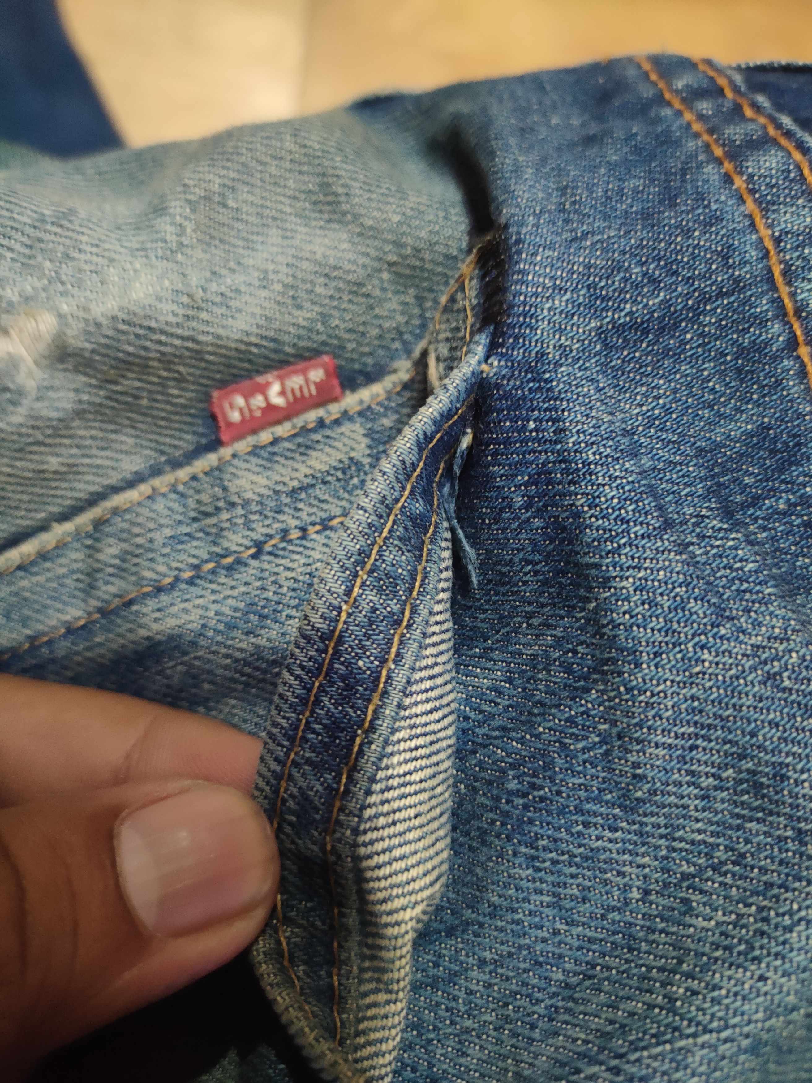 Levi's DL Late 80' Levis Big E Strauss distressed Denim Pants #c133 Size US 30 / EU 46 - 16 Thumbnail
