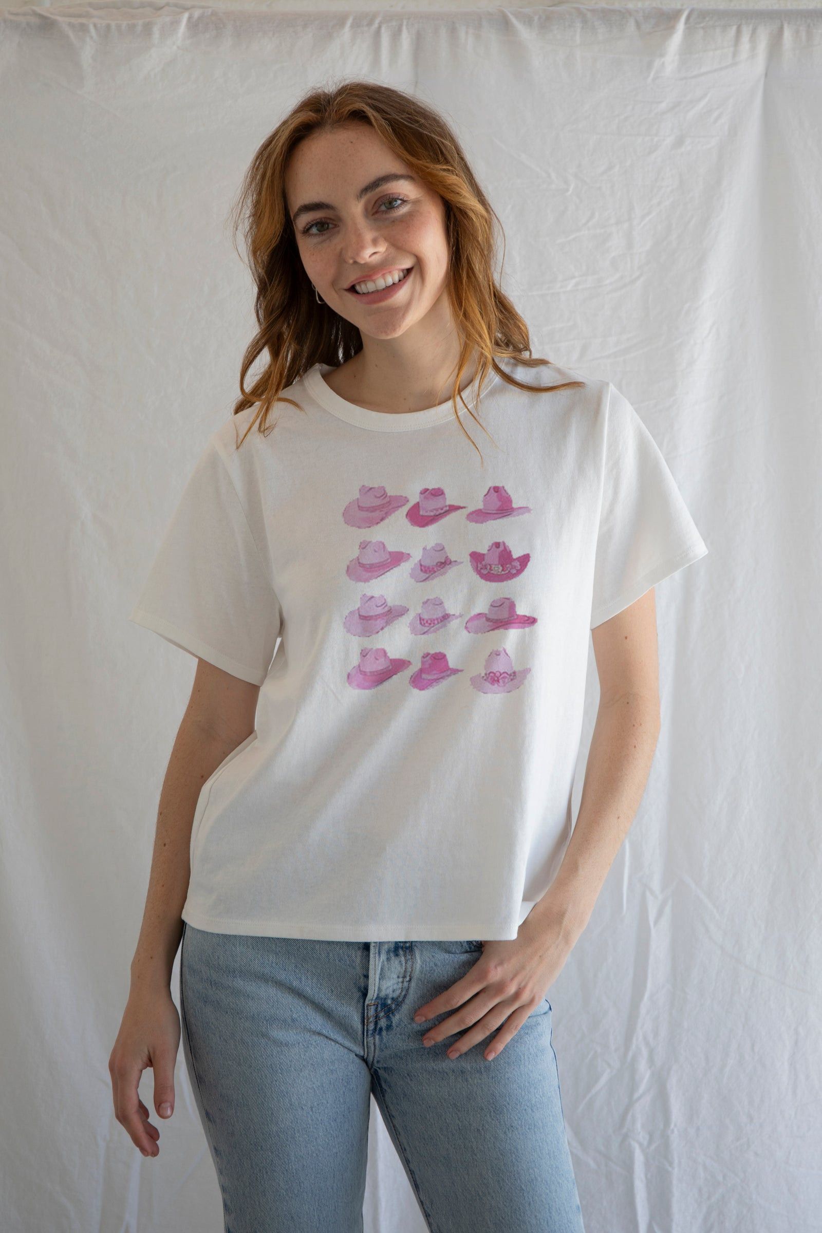 Vintage Cowgirl Hats Tee | Western Rodeo Graphic Size S / US 4 / IT 40 - 1 Thumbnail