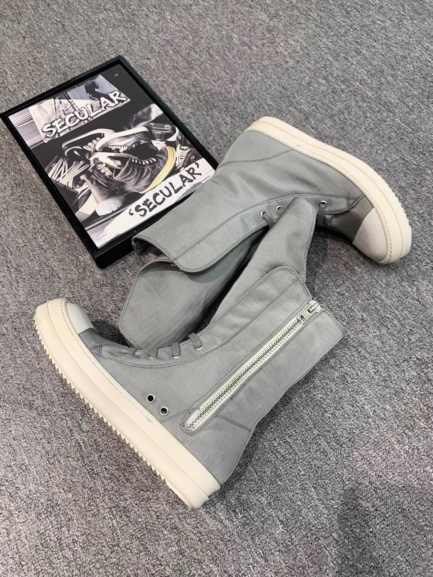 Rick Owens Rick Owens Mega Tongue Boots K34 Size US 6 / IT 36 - 6 Thumbnail