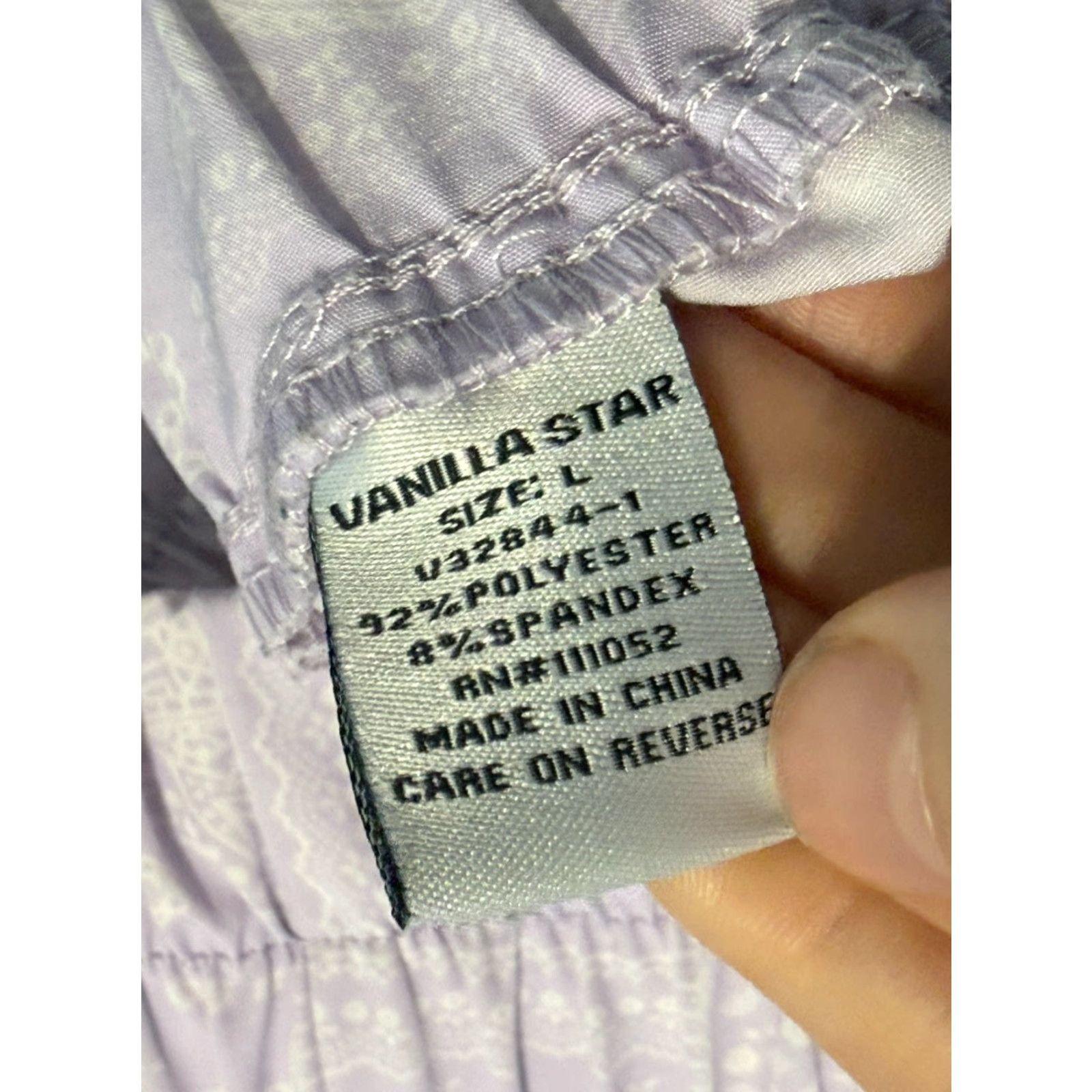 Vintage **Vanilla Star White Women's Large Purple Athletic Shorts High Rise** User: **Vanilla Star White Women's Size Large Purple Athletic Shorts High Rise** Size 36" / US 14 / IT 50 - 6 Thumbnail