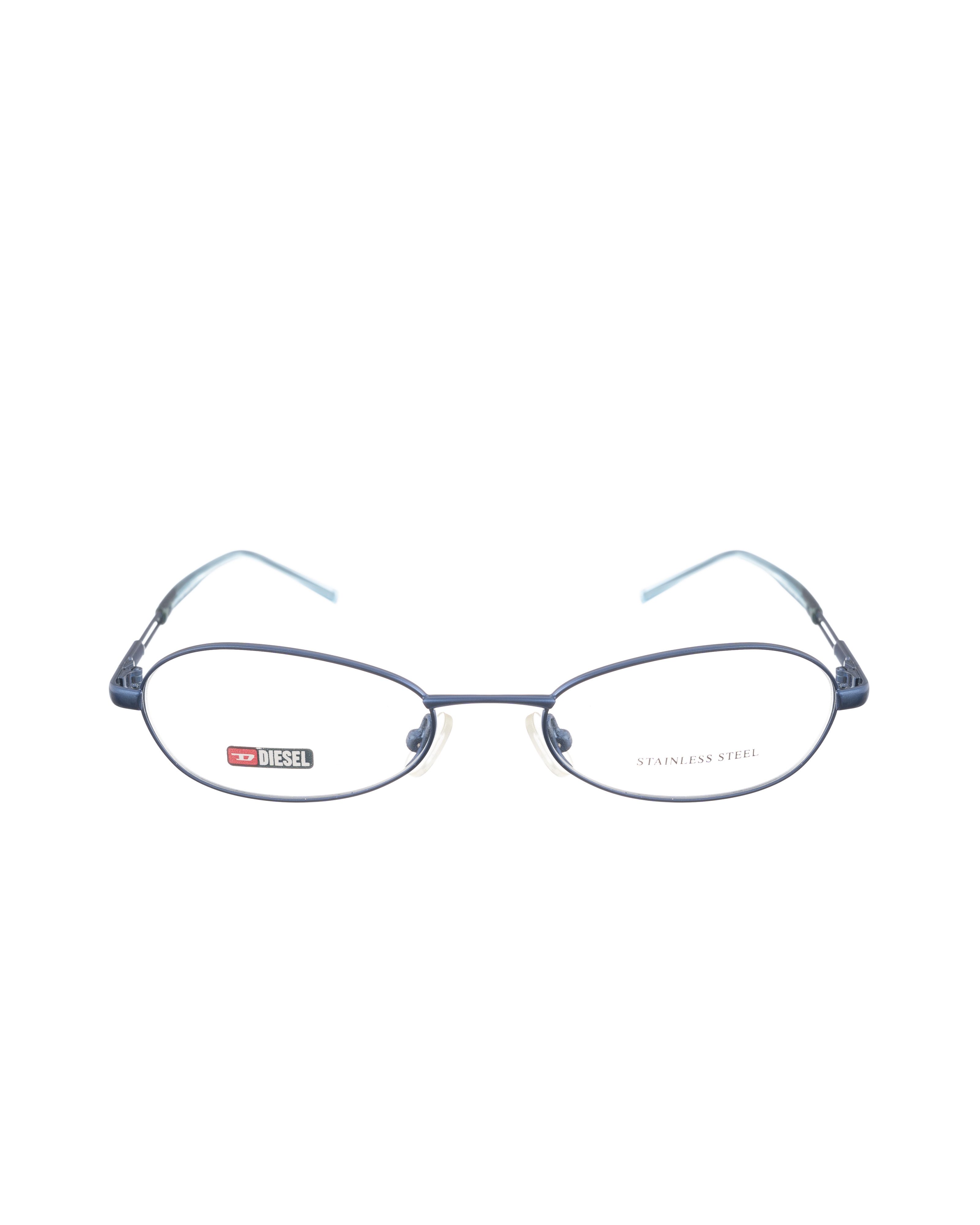 Diesel Diesel 90s Blue Metallic Oval Classic Glasses Size ONE SIZE - 2 Thumbnail