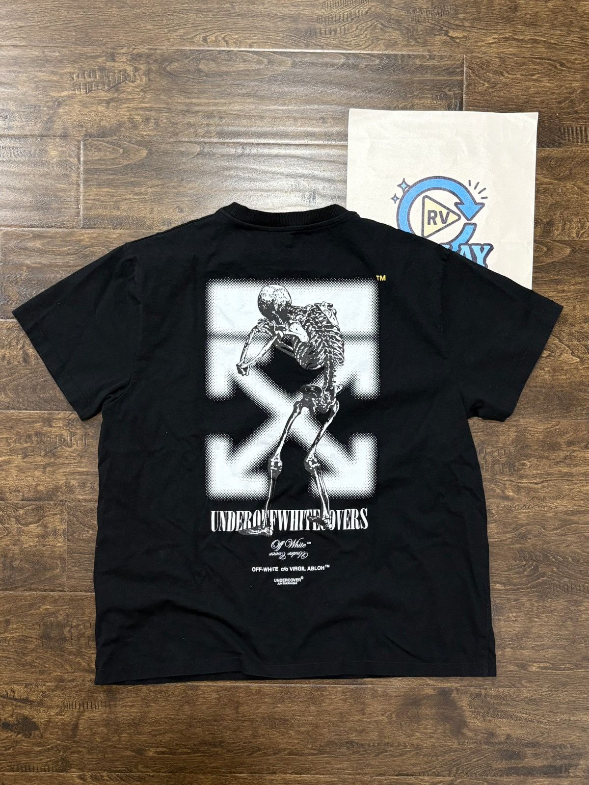 Off-White × Undercover OFF WHITE X UNDERCOVER UNDEROFFWHITECOVERS TEE Size US L / EU 52-54 / 3 - 1 Thumbnail
