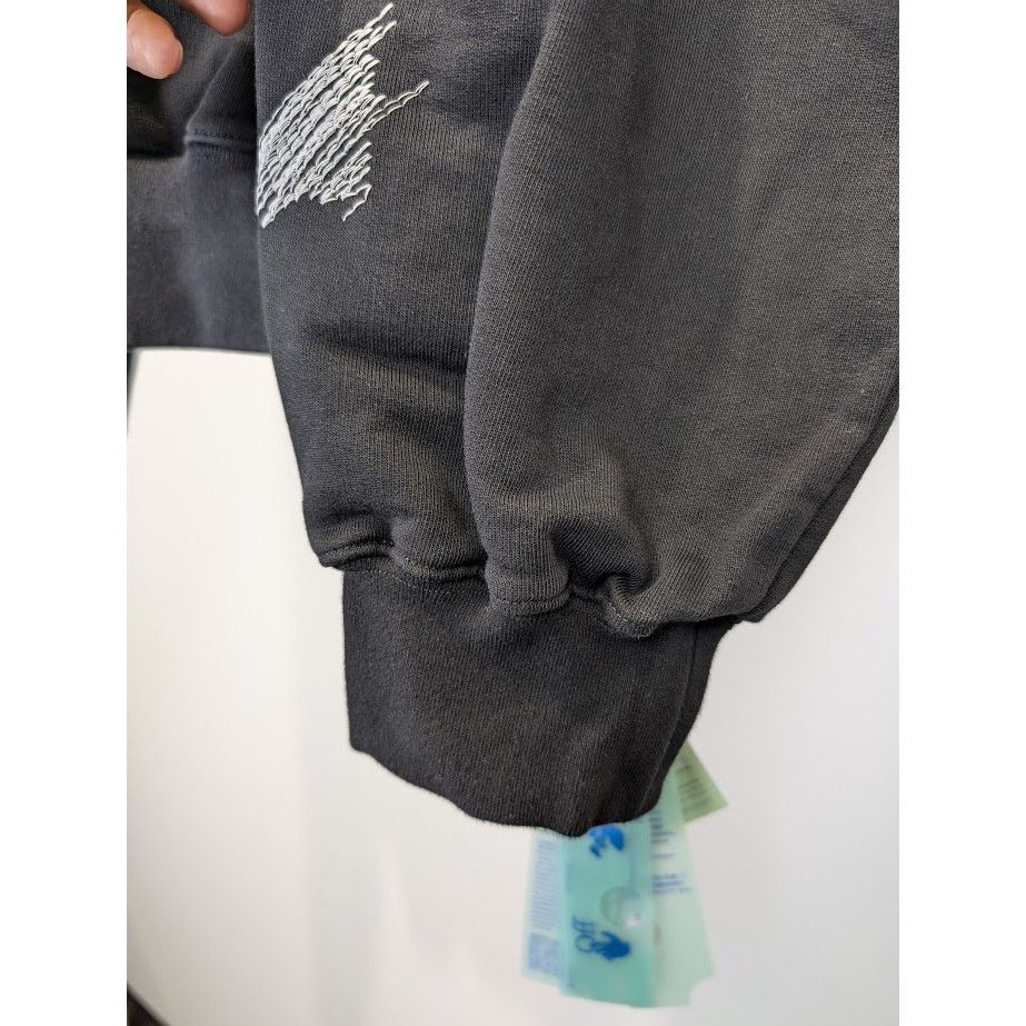 Off-White o1rshd1 Scribble Diag Boxy Hoodie in Black / White Size US XXL / EU 58 / 5 - 7 Thumbnail