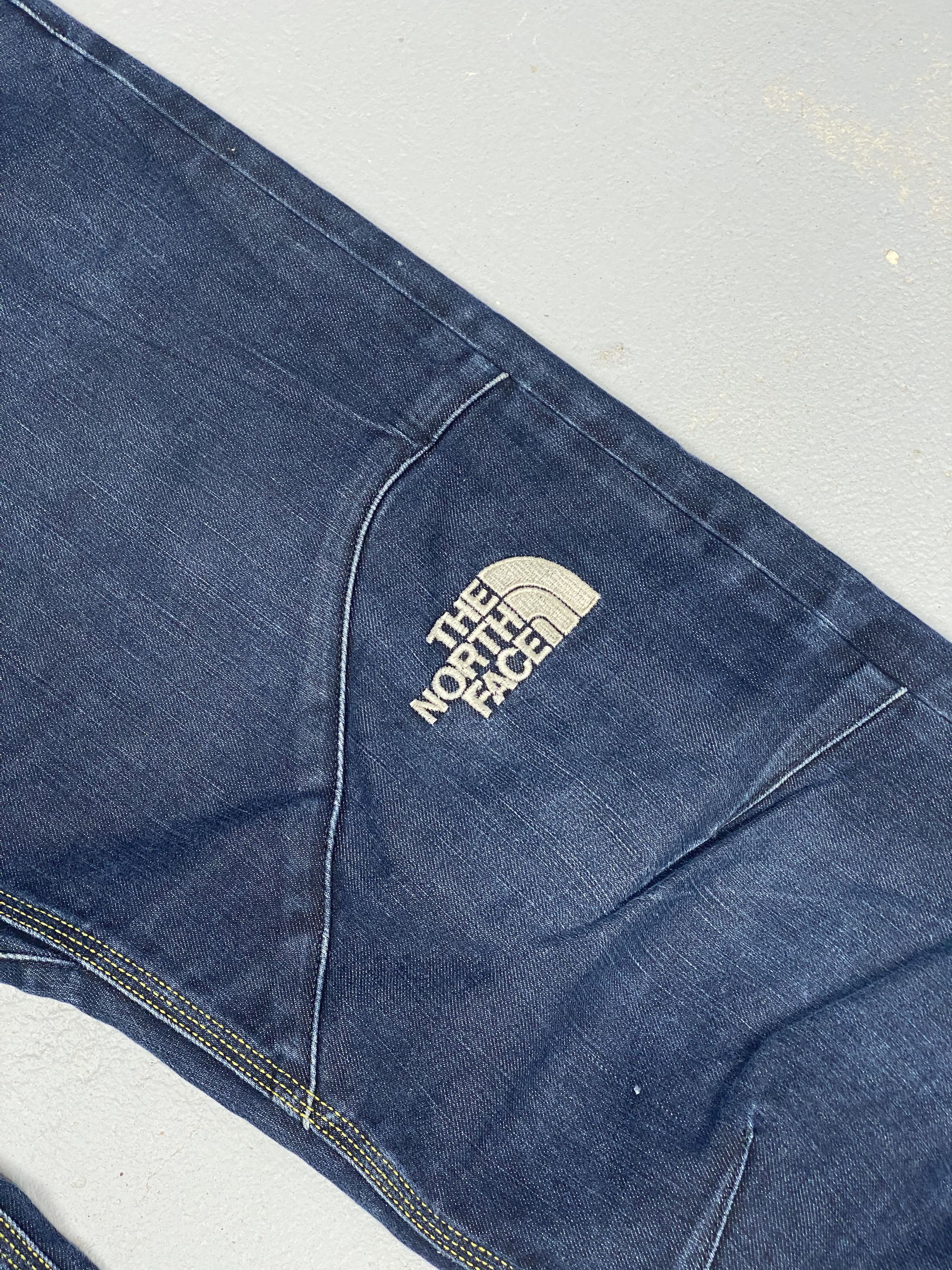 Japanese Brand × The North Face The North Face Junya Watanabe Style Denim Jeans Logo Size US 34 / EU 50 - 4 Thumbnail