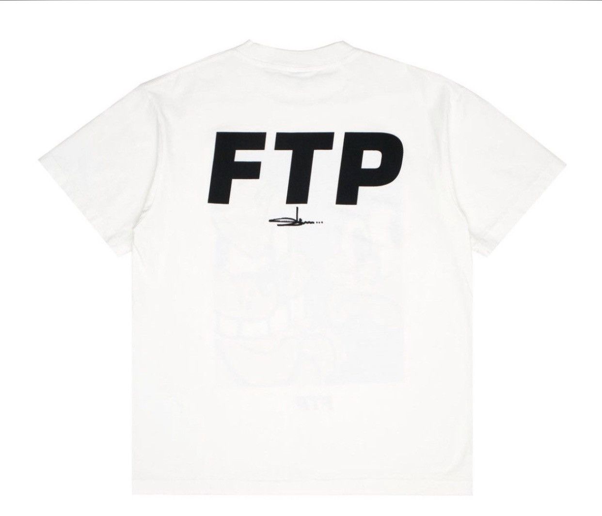 Fuck The Population × G59 Records FTP + SLAWN DOG TEE (WHITE) Size US L / EU 52-54 / 3 - 2 Thumbnail