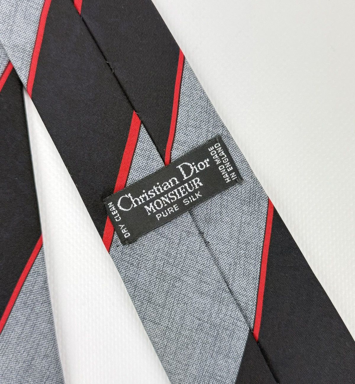 Christian Dior Monsieur Vintage Christian Dior Monsieur 100% silk Tie Necktie for Size ONE SIZE - 7 Thumbnail
