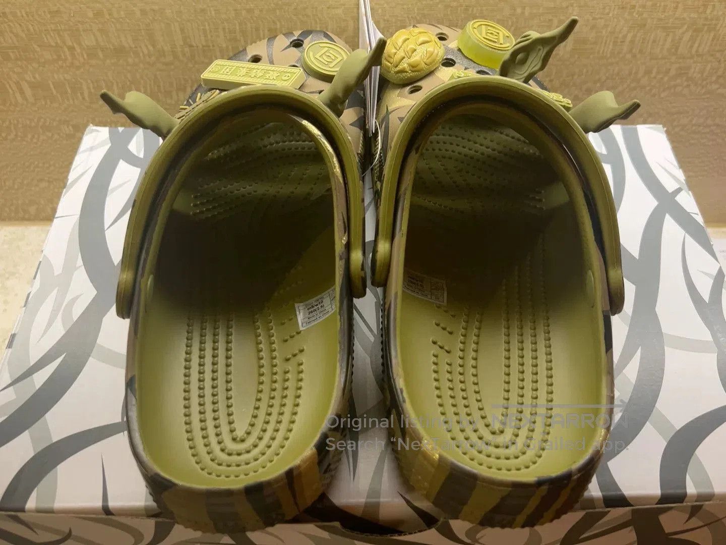 Crocs CLOT x ALIANENGR x CROSS Green Thorn Crocs. Size US 8.5 / EU 41-42 - 4 Thumbnail