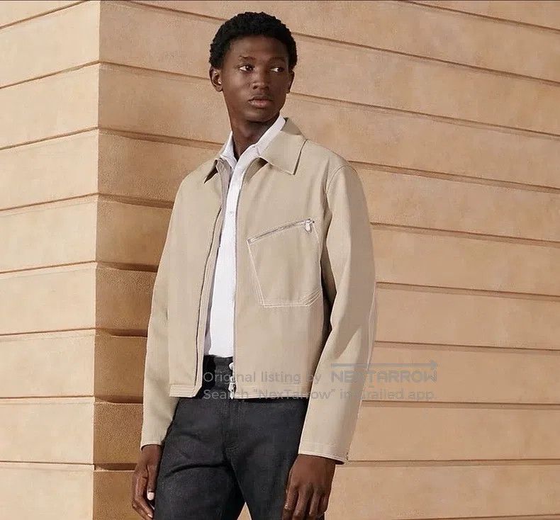 Hermes Hermes Men's stand-collar zip-up jacket Size US M / EU 48-50 / 2 - 6 Thumbnail