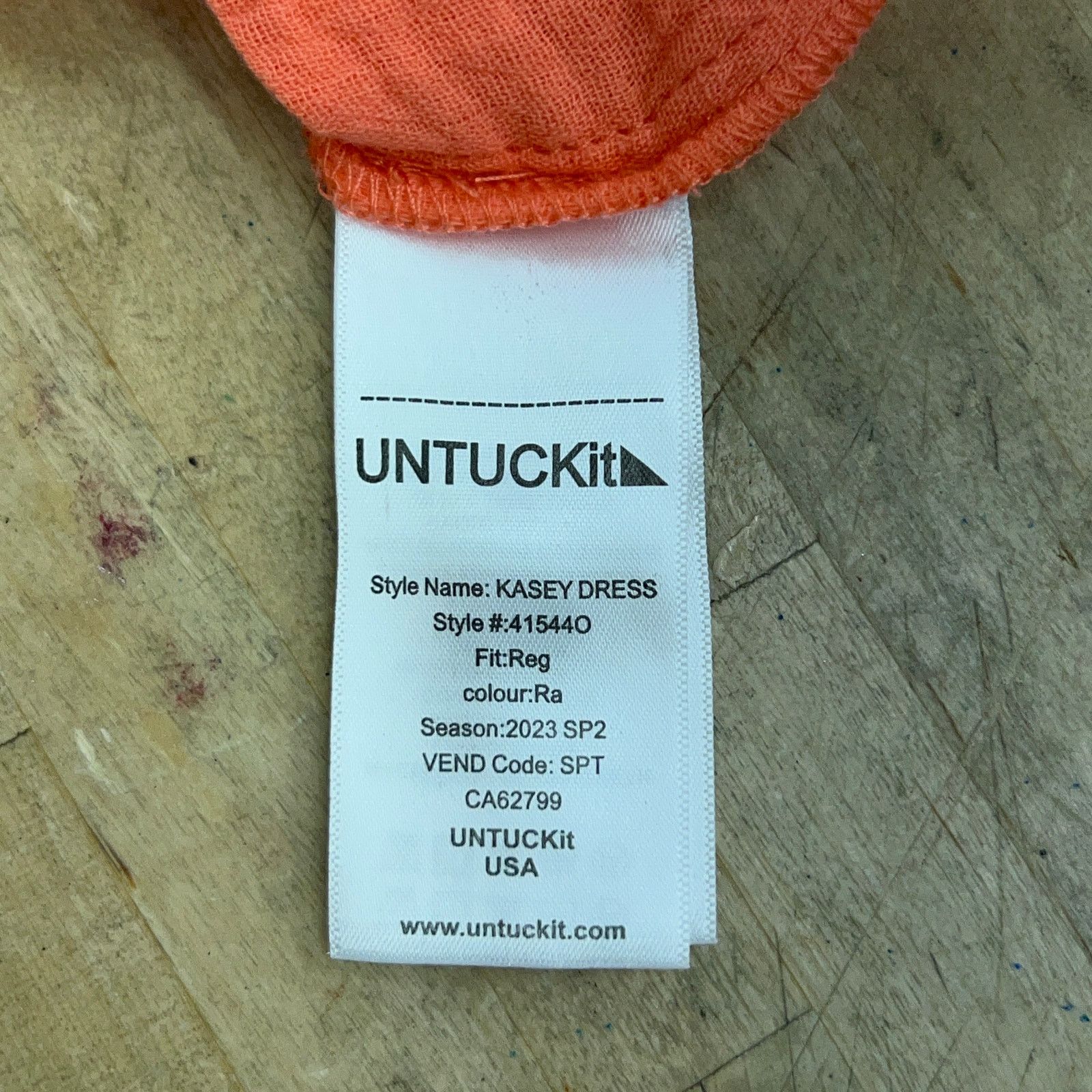 UNTUCKit Untuckit For Her Womens Size S Dress Kasey Gauze Coral Size S / US 4 / IT 40 - 13 Thumbnail