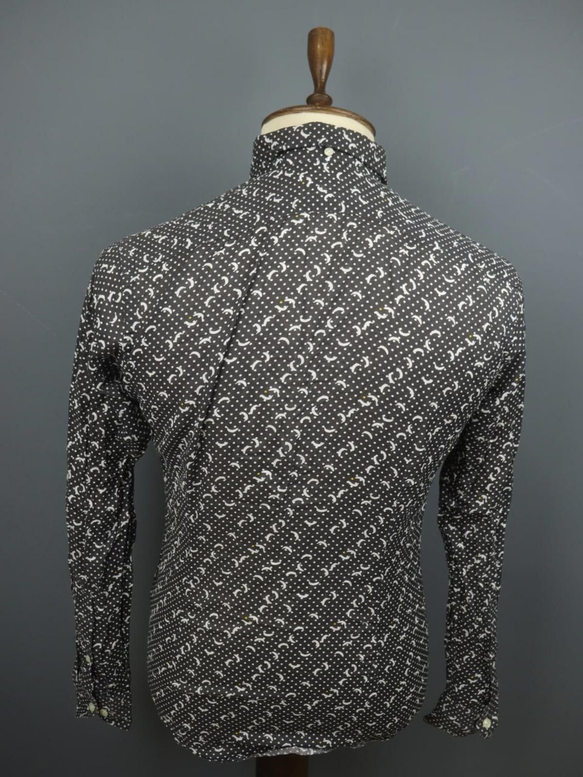 Eton Eton Multi Polka Dot Cotton Collared Dress Shirt Size S Size 36R - 7 Thumbnail