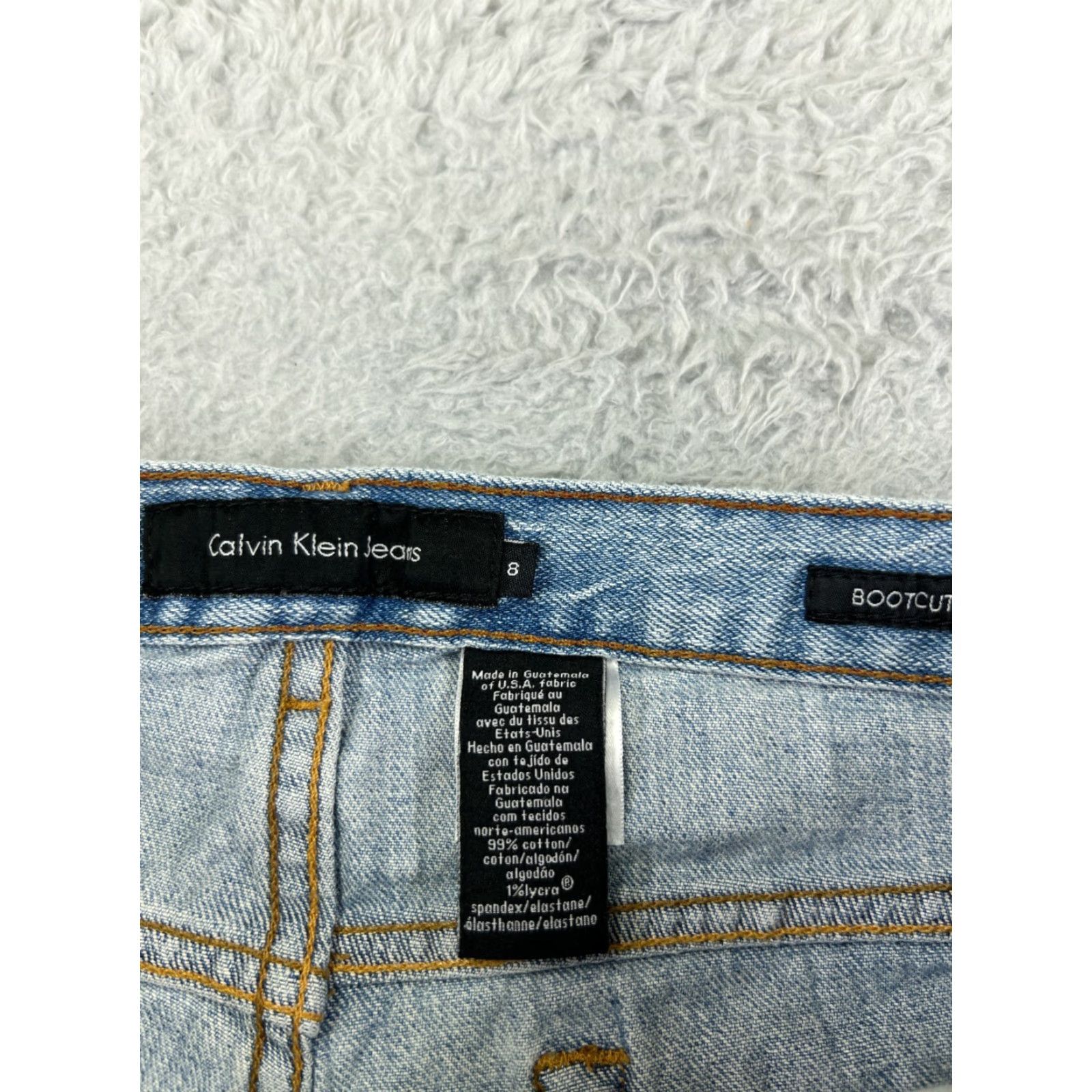 Calvin Klein Calvin Klein Pants Women 8 Blue Jeans Denim Boot Cut Mid Rise 27x28 Cotton Blend Size 30" / US 8 / IT 44 - 3 Thumbnail