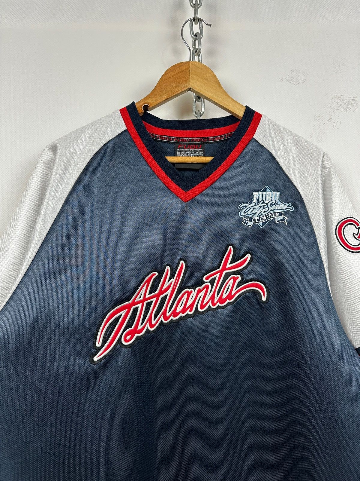Fubu Vintage Fubu Atlanta City Series Rap Hip-Hop Jersey T-Shirt Size US L / EU 52-54 / 3 - 12 Thumbnail