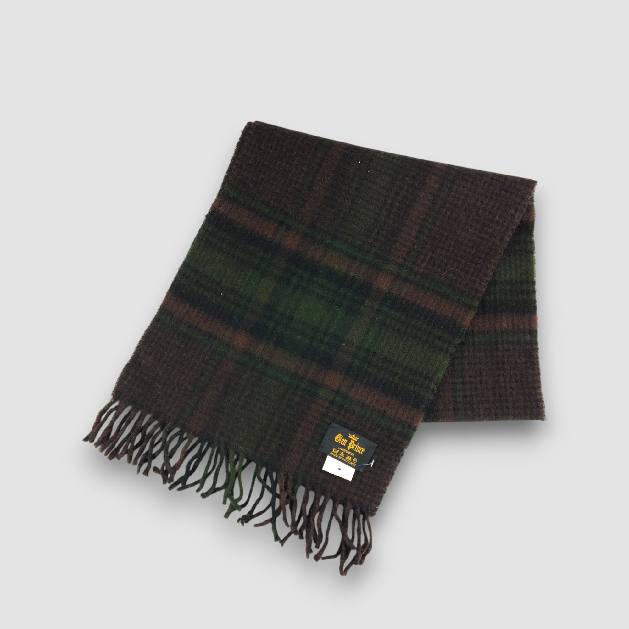 Vintage Vintage Glen Prince Scarf Muffler Wool Cashmere Scarves Size ONE SIZE - 3 Thumbnail