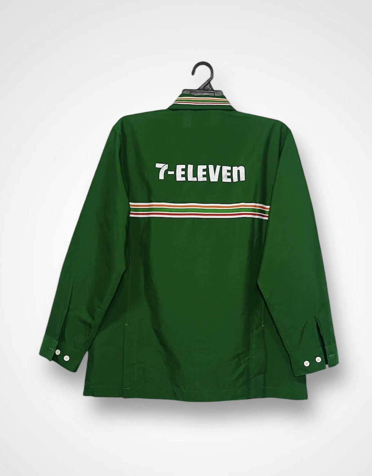 Japanese Brand × Vintage 7 Eleven Vintage Formal Shirt (07) Size US L / EU 52-54 / 3 - 2 Thumbnail