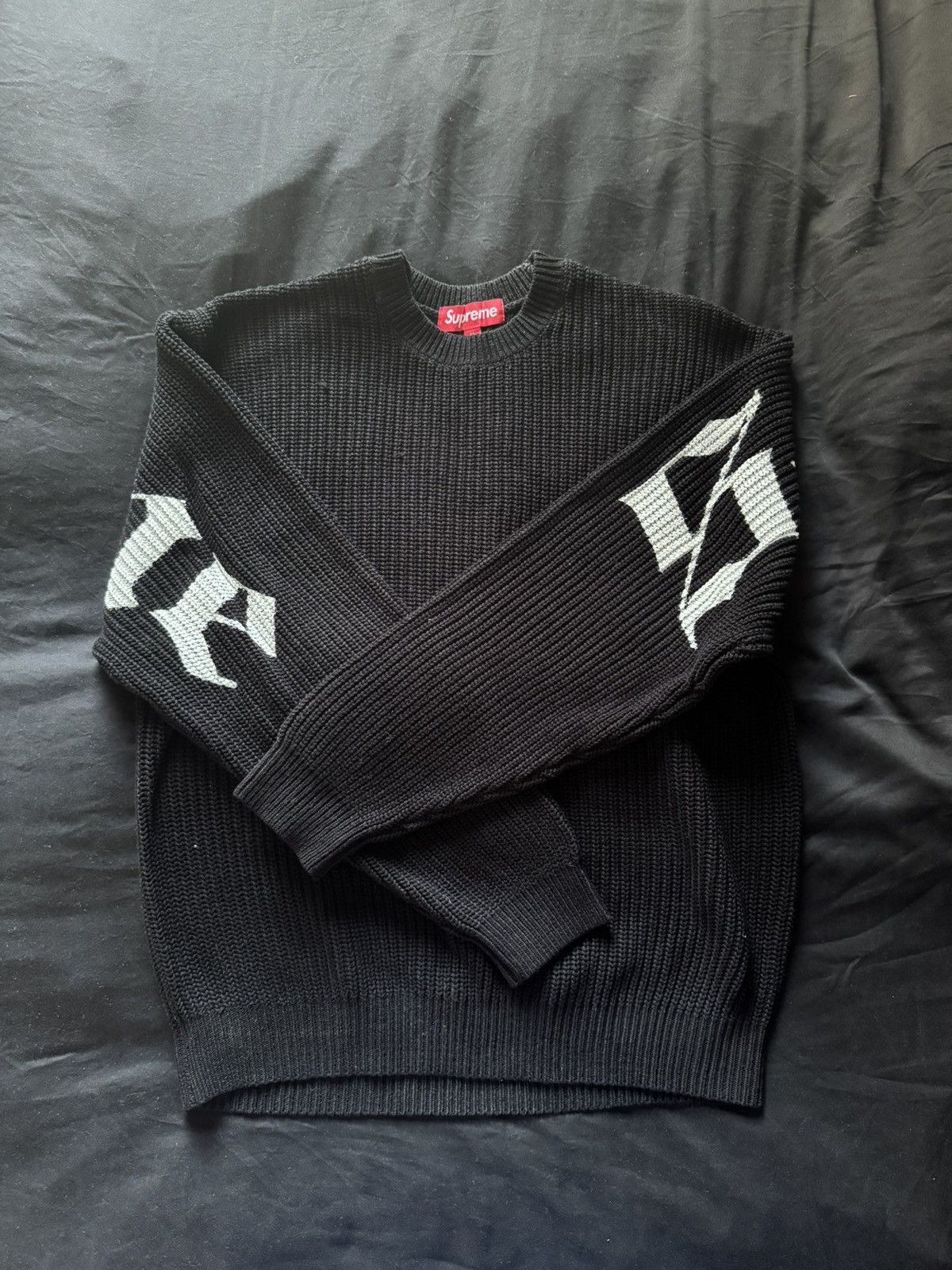 Supreme Supreme knit sweater black size medium Size US M / EU 48-50 / 2 - 7 Thumbnail