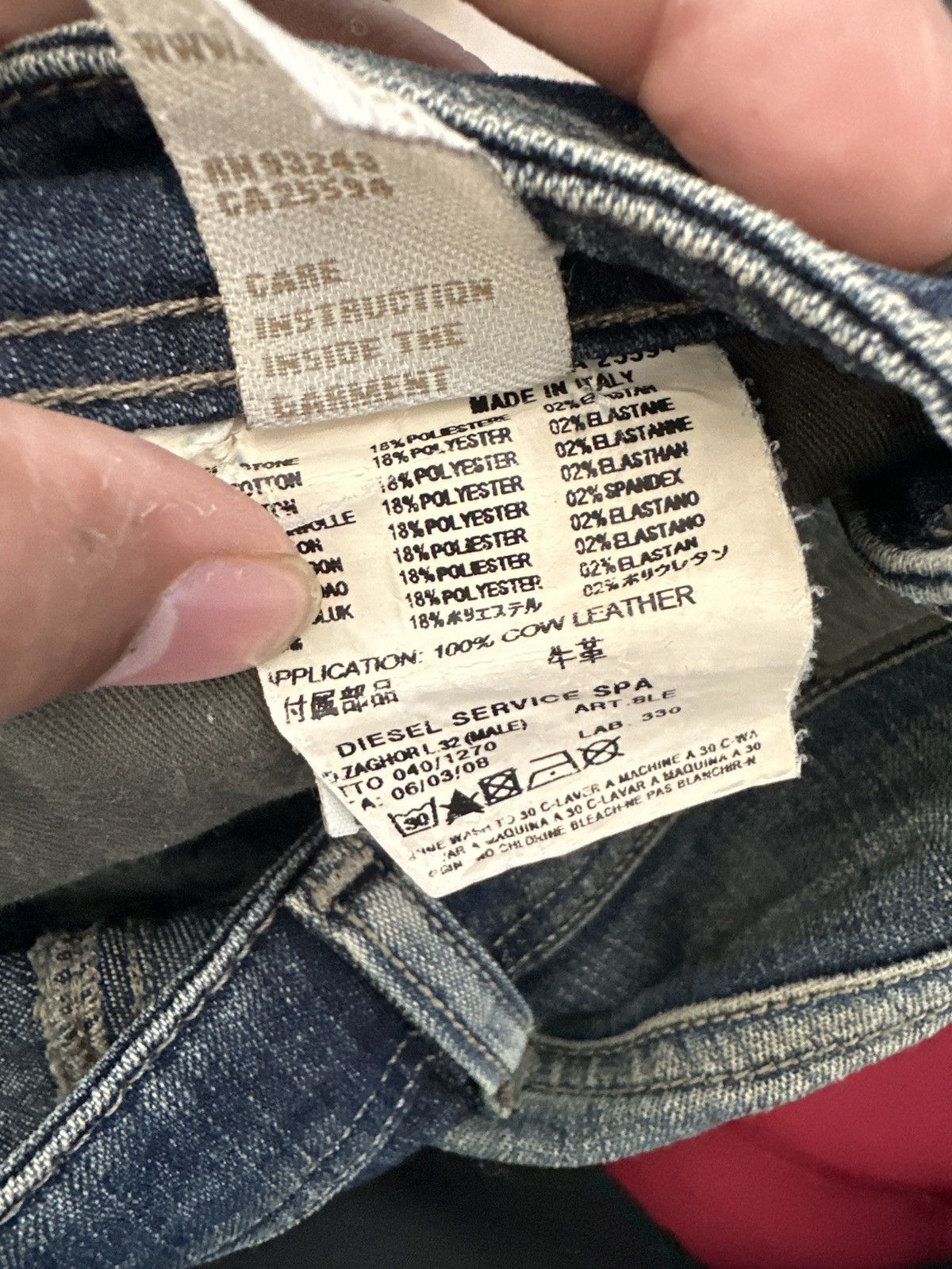 Diesel VINTAGE DIESEL INDUSTRY ZAGHOR BOOTCUT JEANS HEMMED Size US 34 / EU 50 - 10 Thumbnail