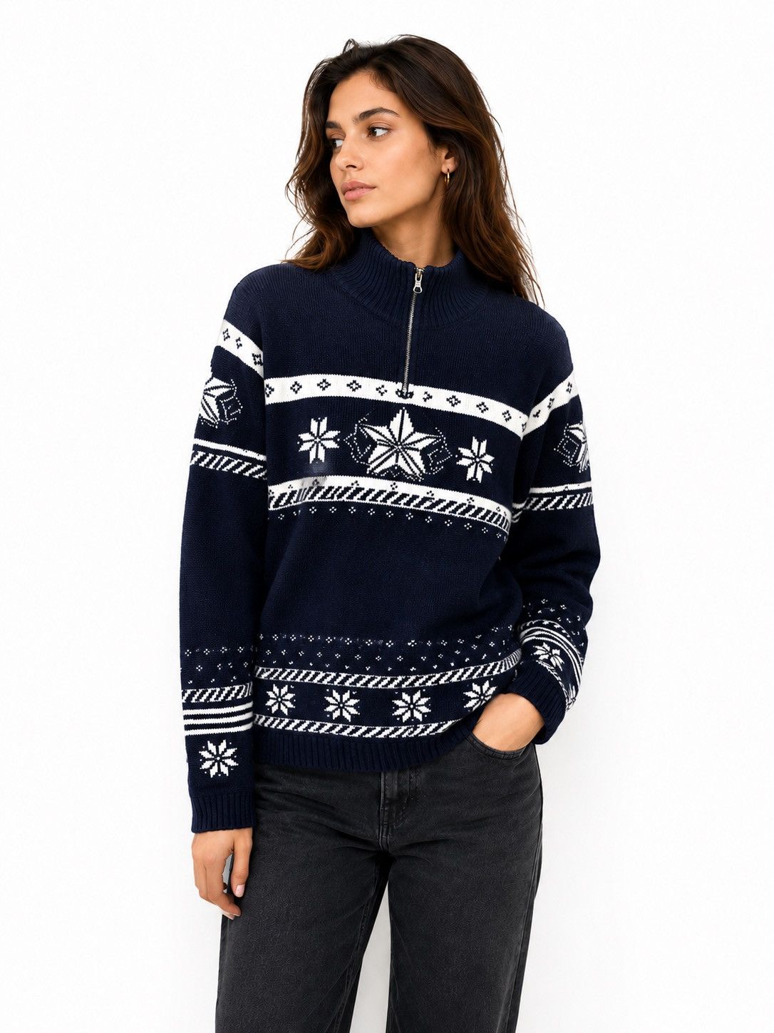 Bogner Bogner Wool Sweater 1/4 Zip Outdoor Women’s Size US 12 Size XL / US 12-14 / IT 48-50 - 1 Thumbnail