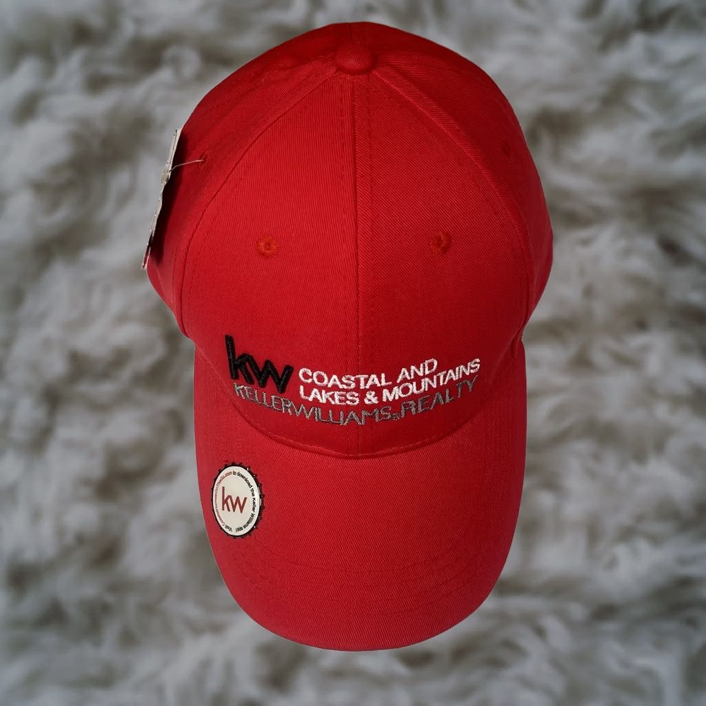 Vintage 360 HeadGear Baseball Cap Hat Adjustable Red with Built In Bottle Opener Under Visor Mens Adults Cap Size ONE SIZE - 1 Thumbnail