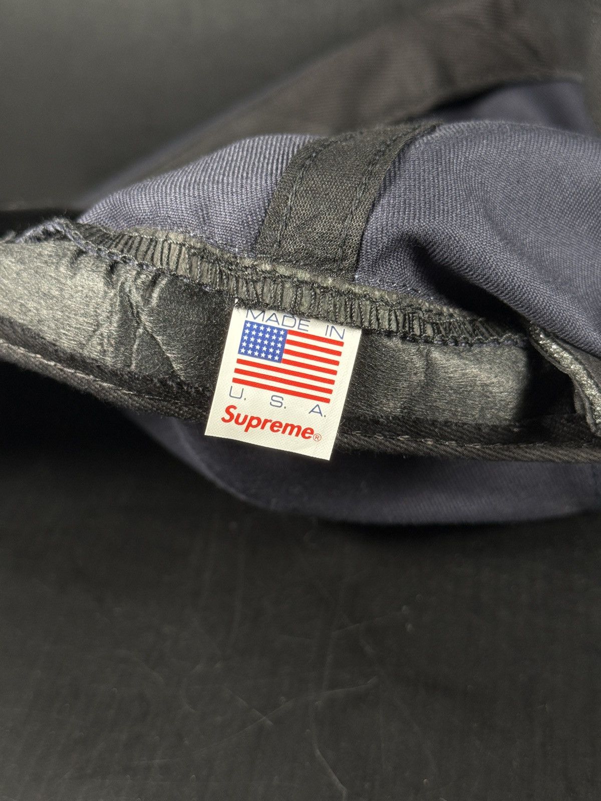 Supreme SUPREME SS18 CLASSIC LOGO 6-PANEL NAVY HAT BNWOT Size ONE SIZE - 6 Thumbnail